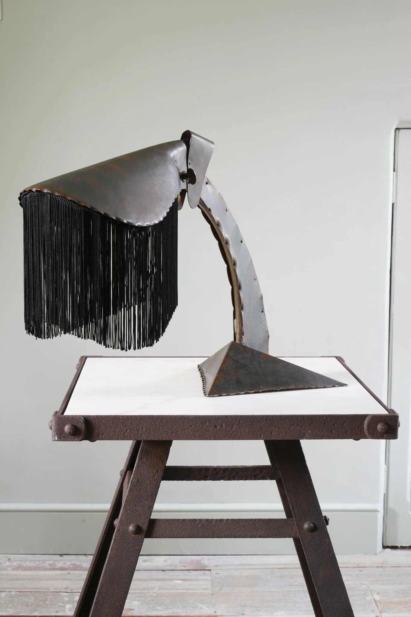 Amsterdam School Desk Lamp by Conrad Fehn - Image 6
