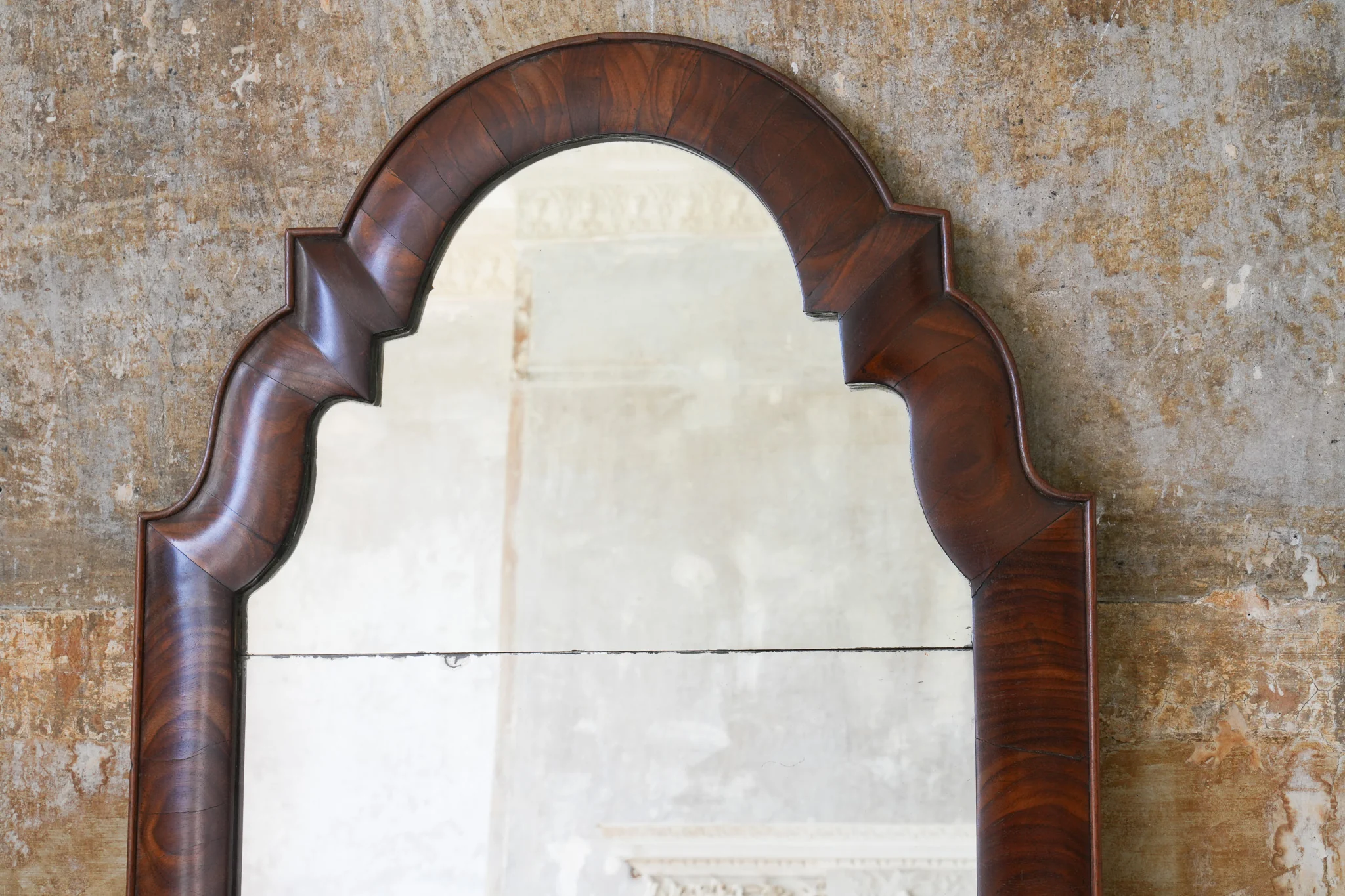 A 19th Century Walnut Pier Mirror - Image 3