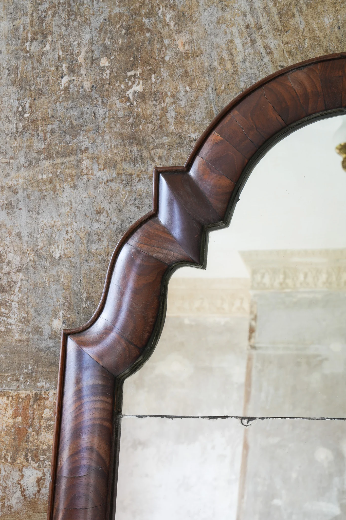 A 19th Century Walnut Pier Mirror - Image 9