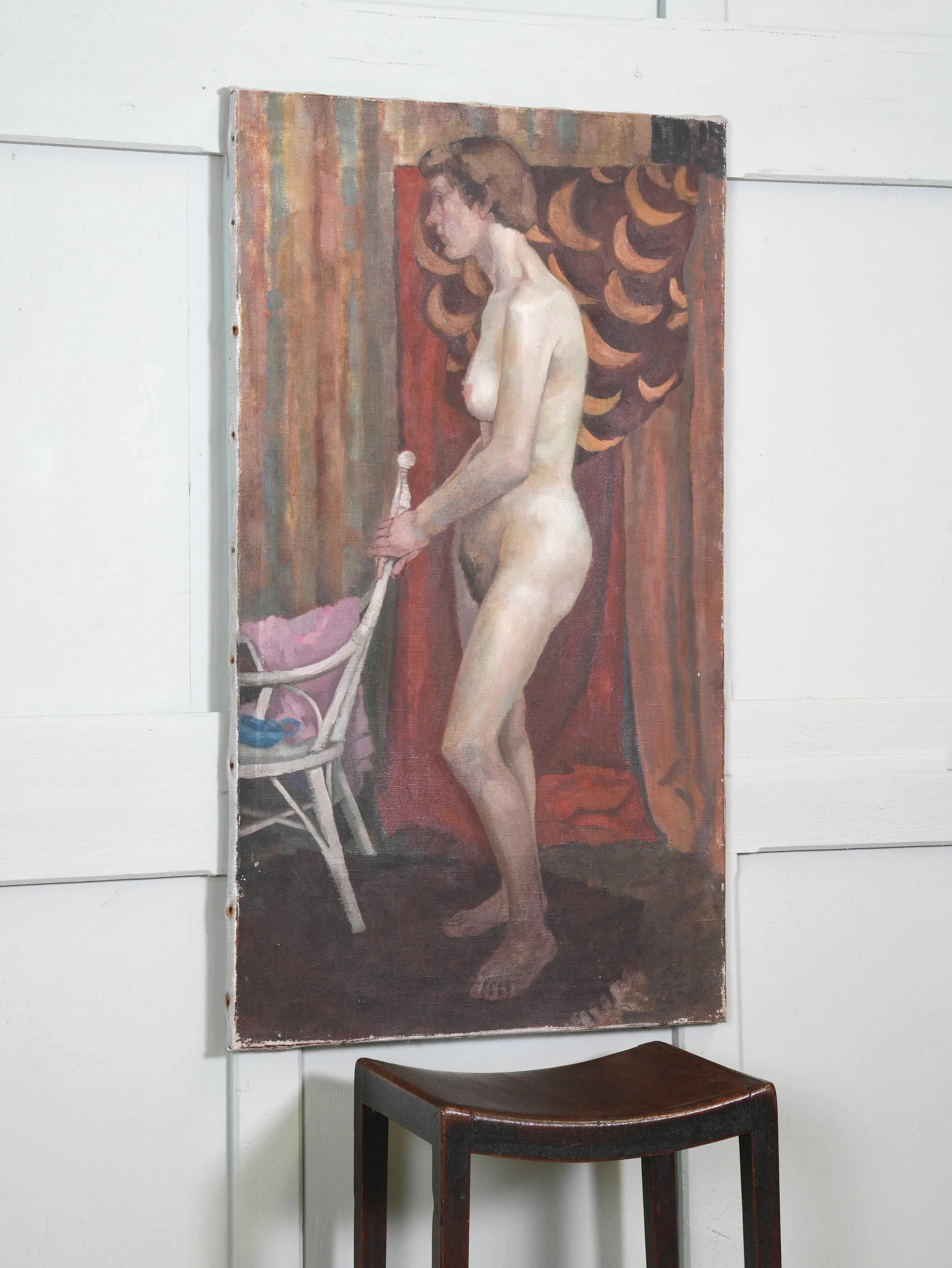 A Female Nude Oil on Canvas - Image 5