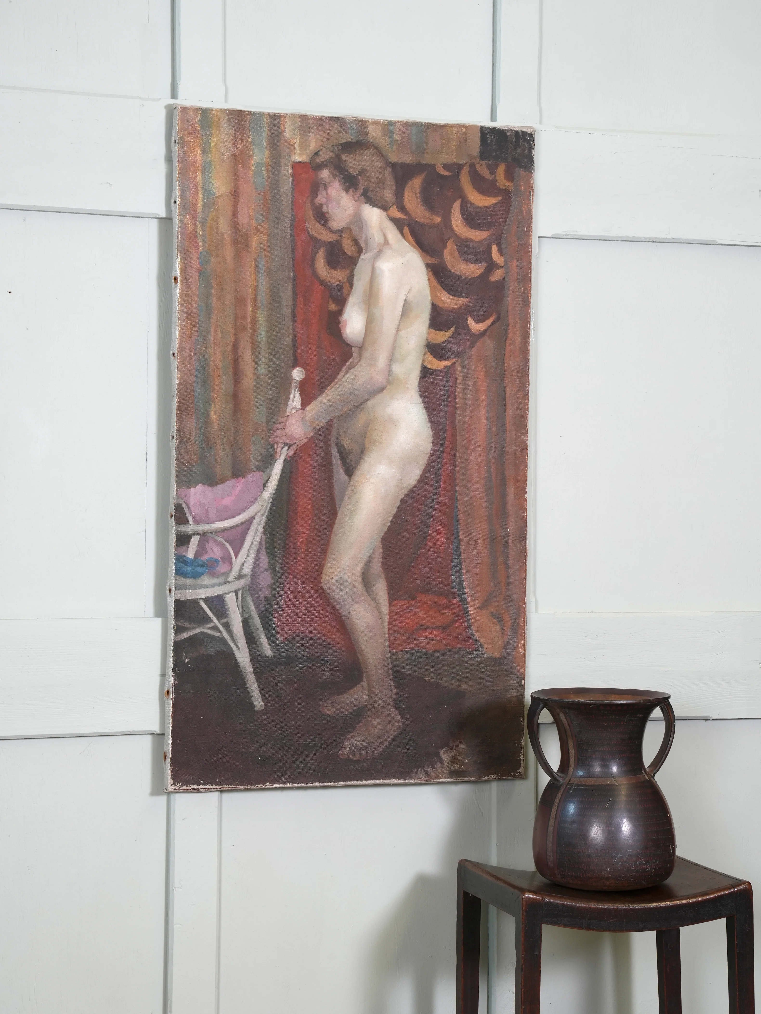 A Female Nude Oil on Canvas - Image 8