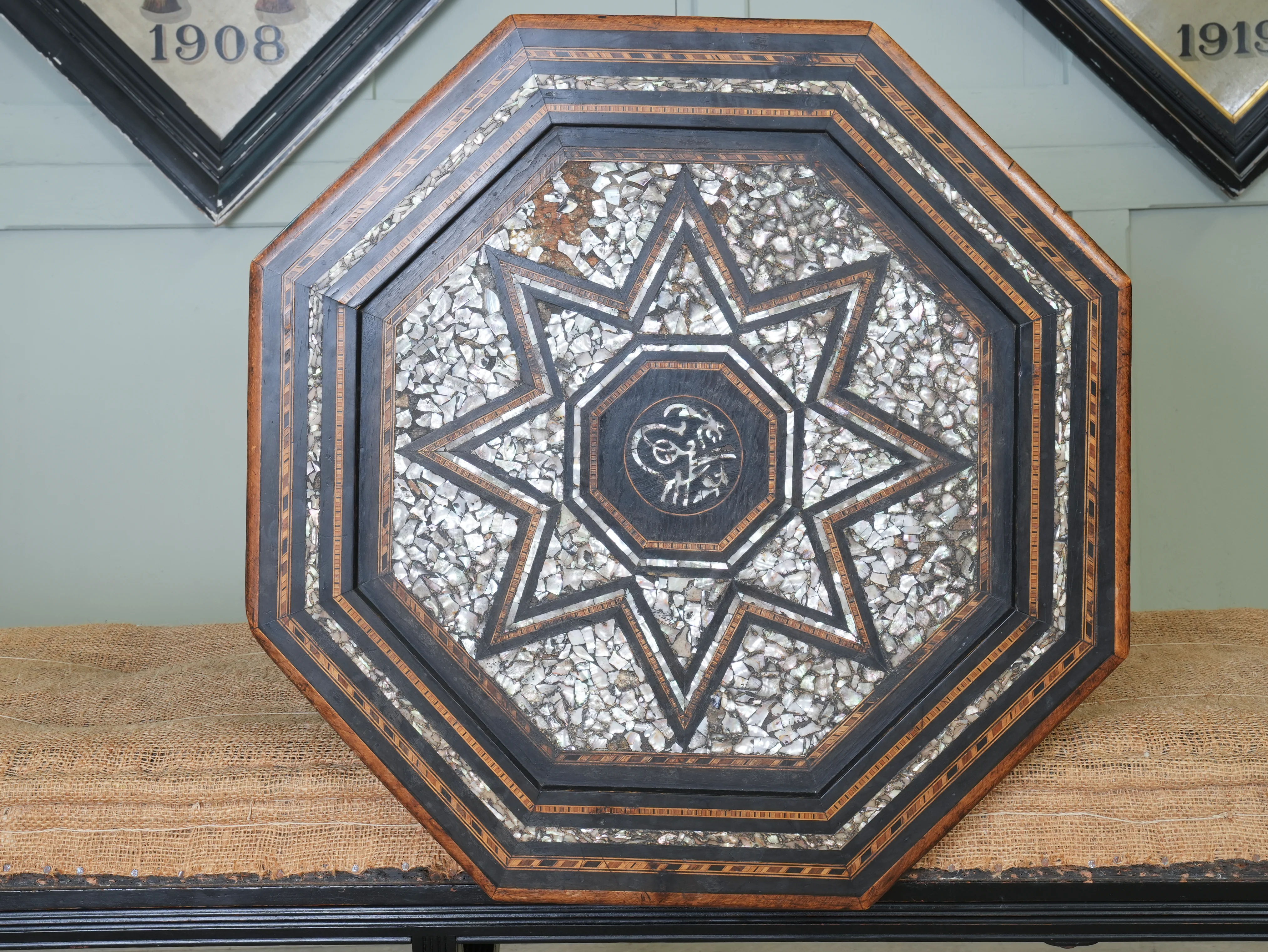 A Large Octagonal Ottoman Occasional Table - Image 5