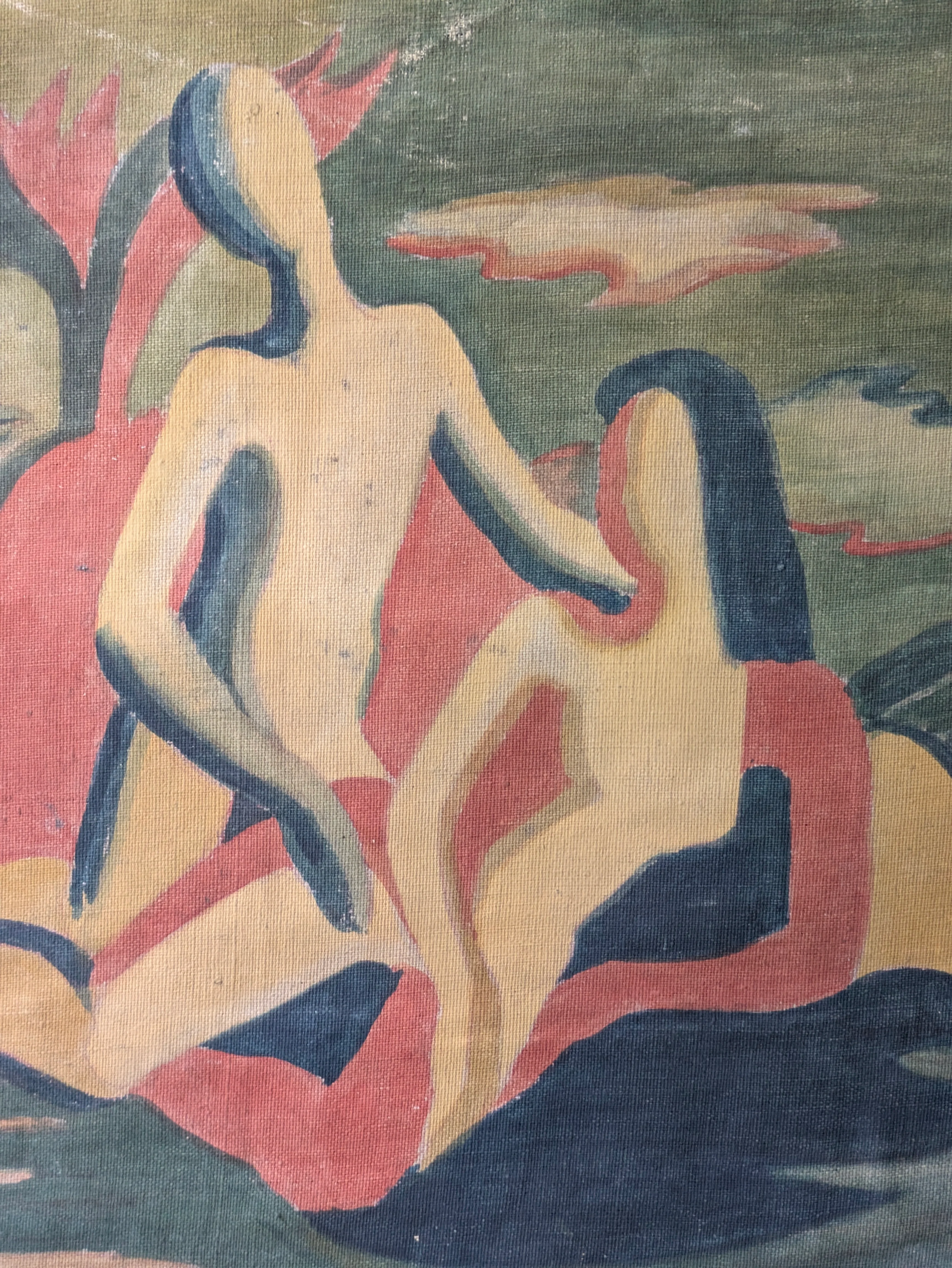 Avant-Garde Oil on Canvas - Image 4