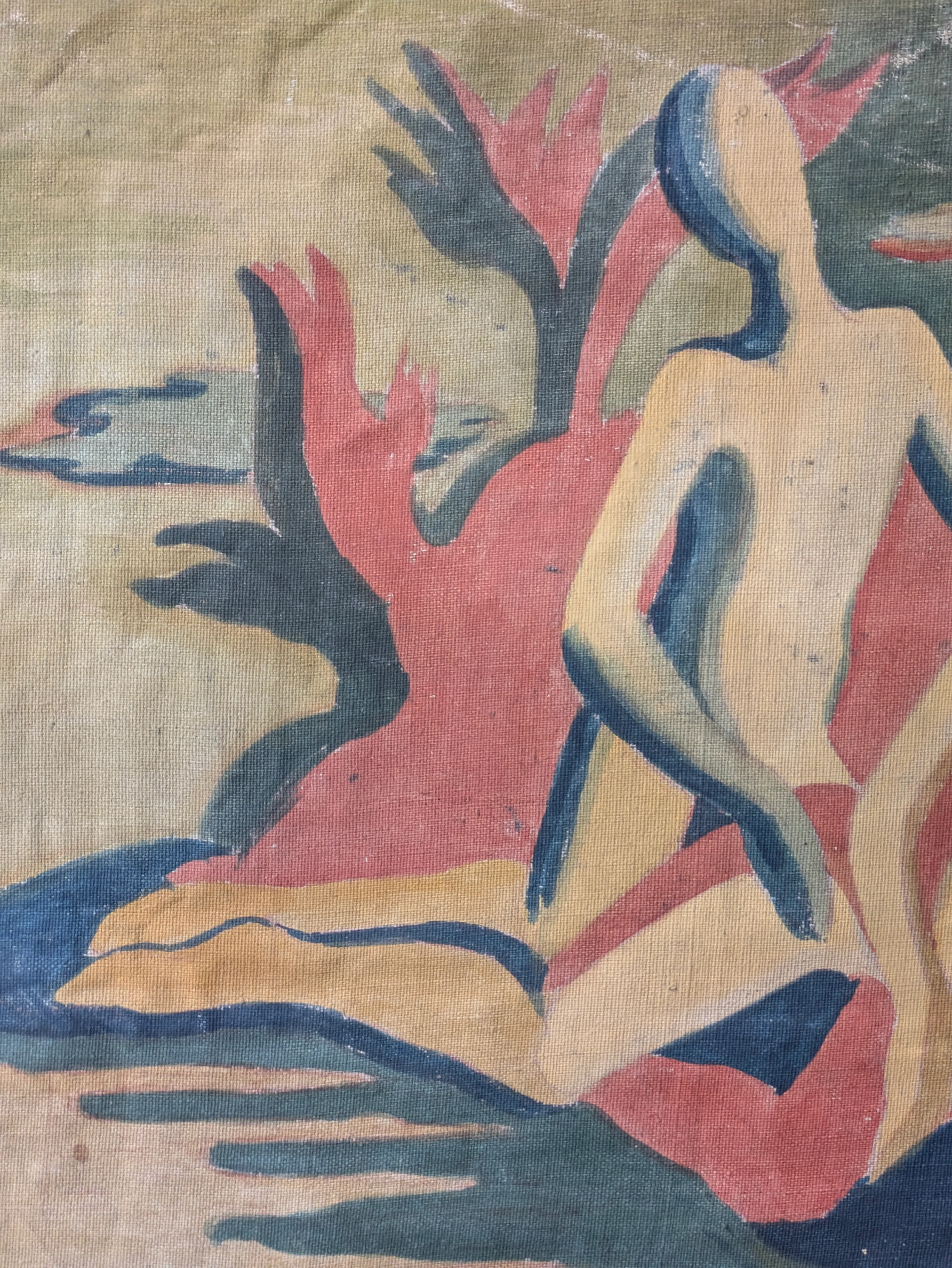 Avant-Garde Oil on Canvas - Image 5
