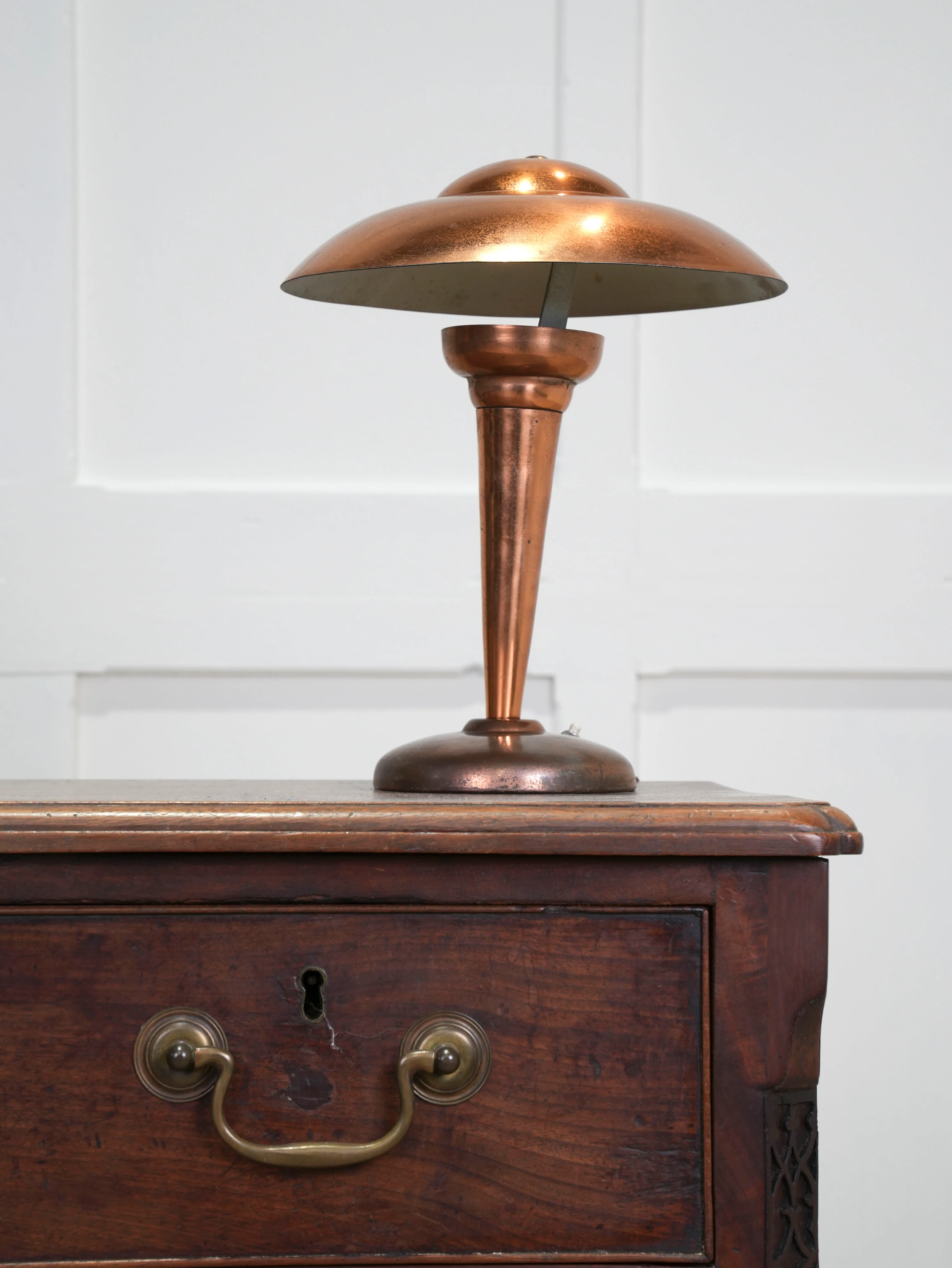 Pair of Bronzed Modernist Table Lamps - Image 8