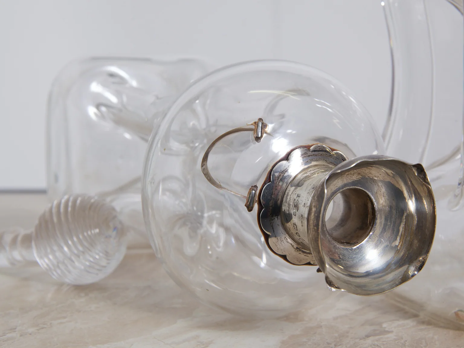 A Pair of Glug Glug Decanters - Image 8