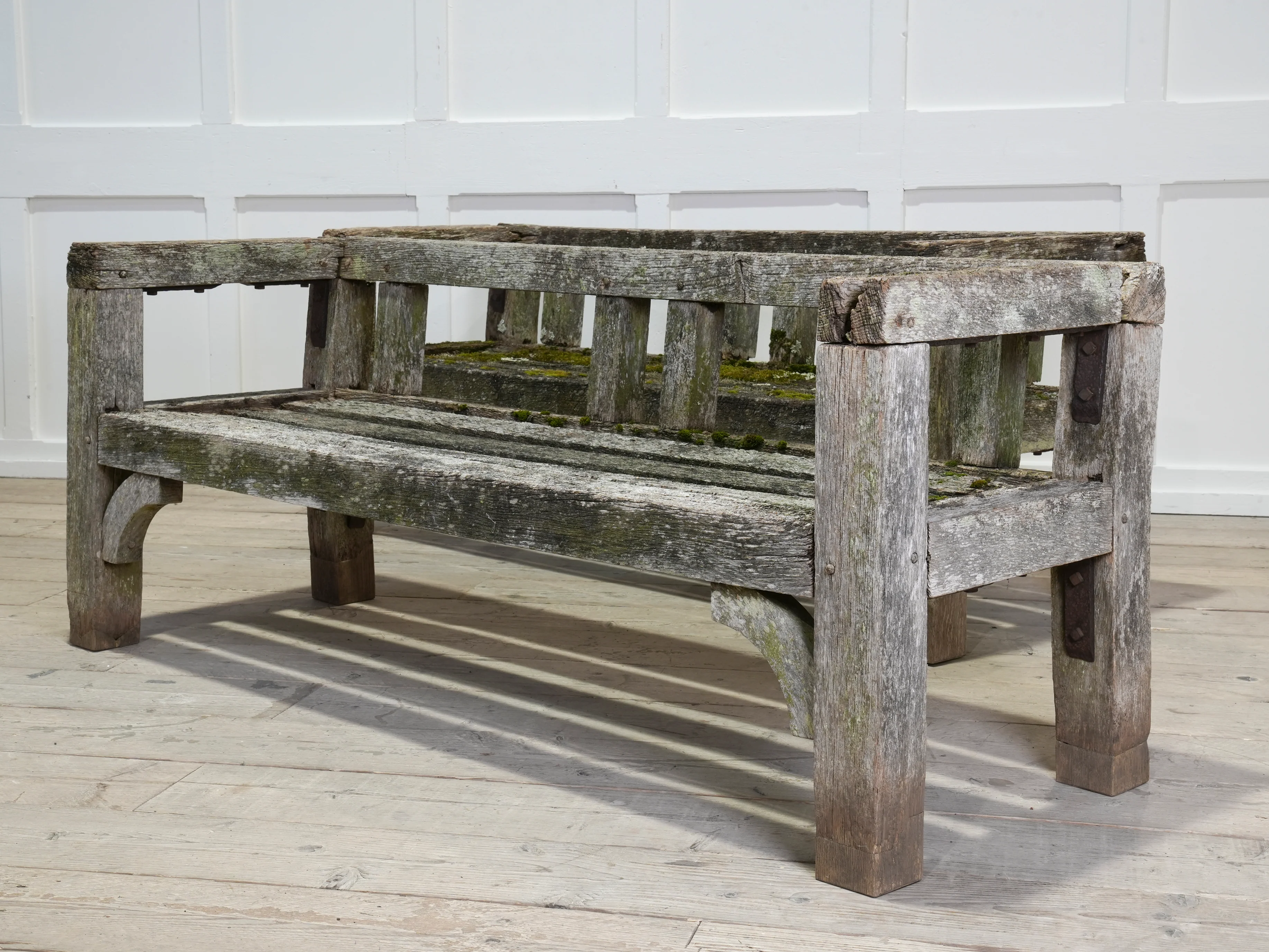 A Pair of Oak Estate Benches - Image 17