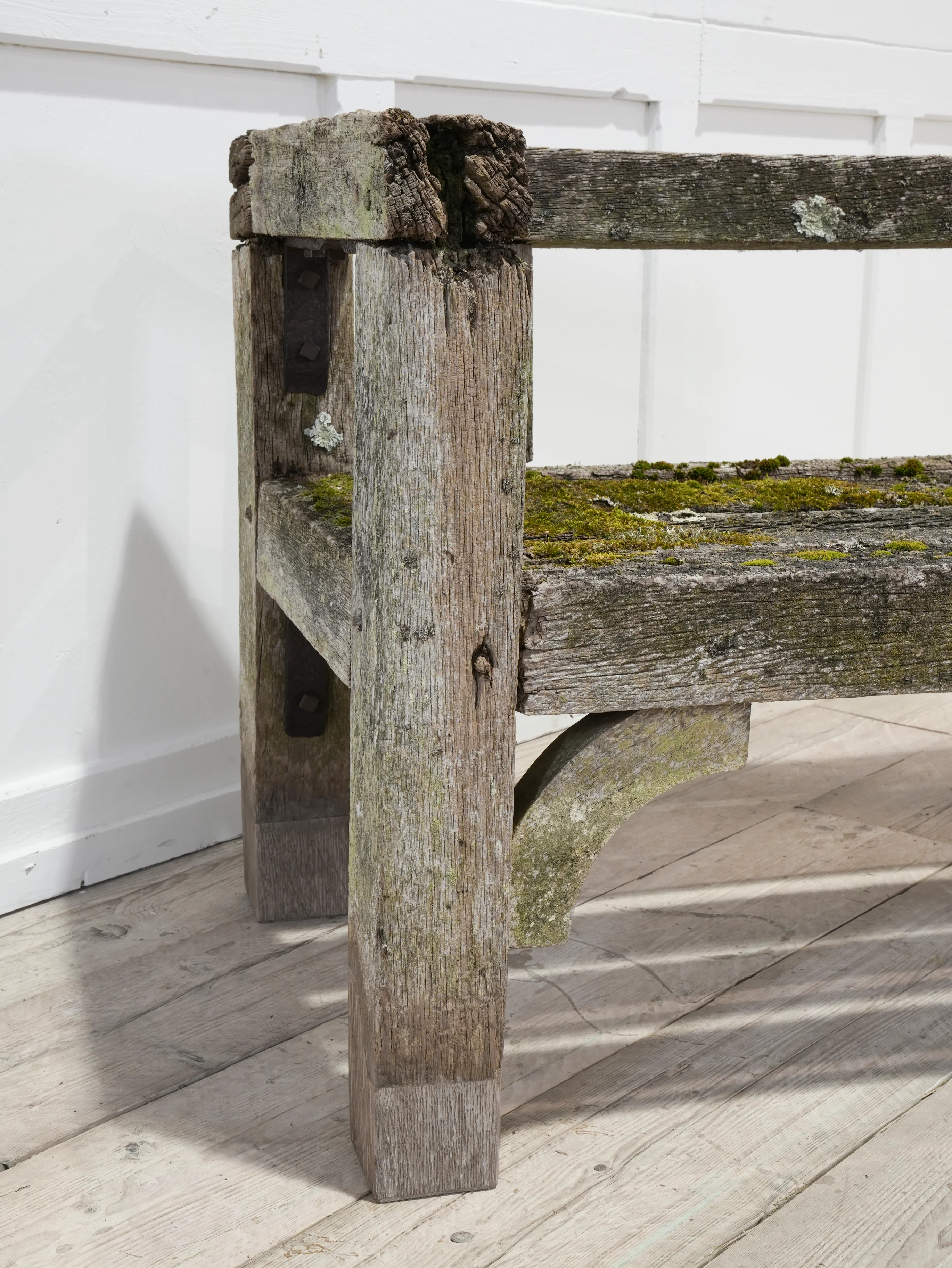 A Pair of Oak Estate Benches - Image 21