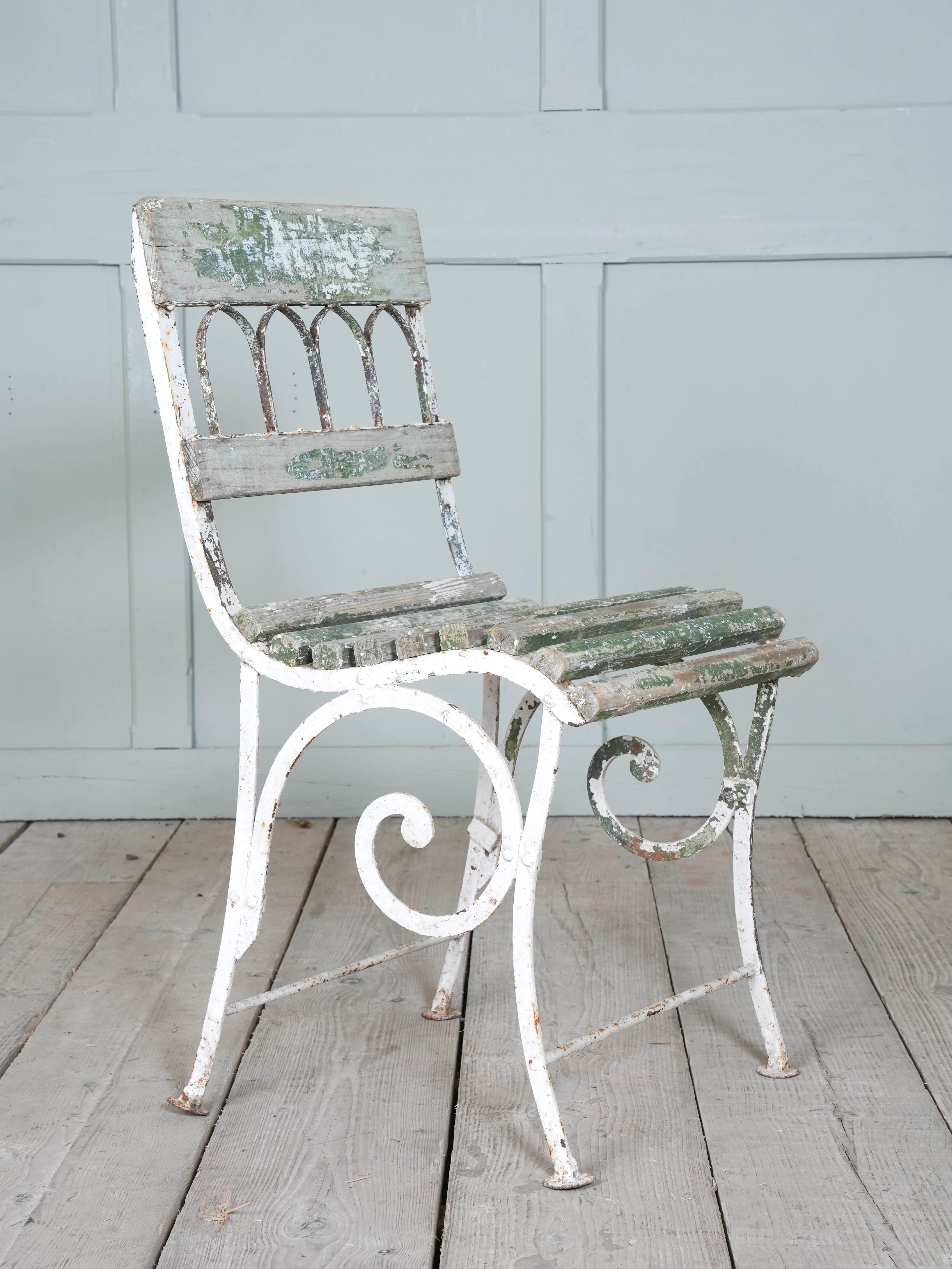 Two Wrought Iron Garden Chairs - Image 11