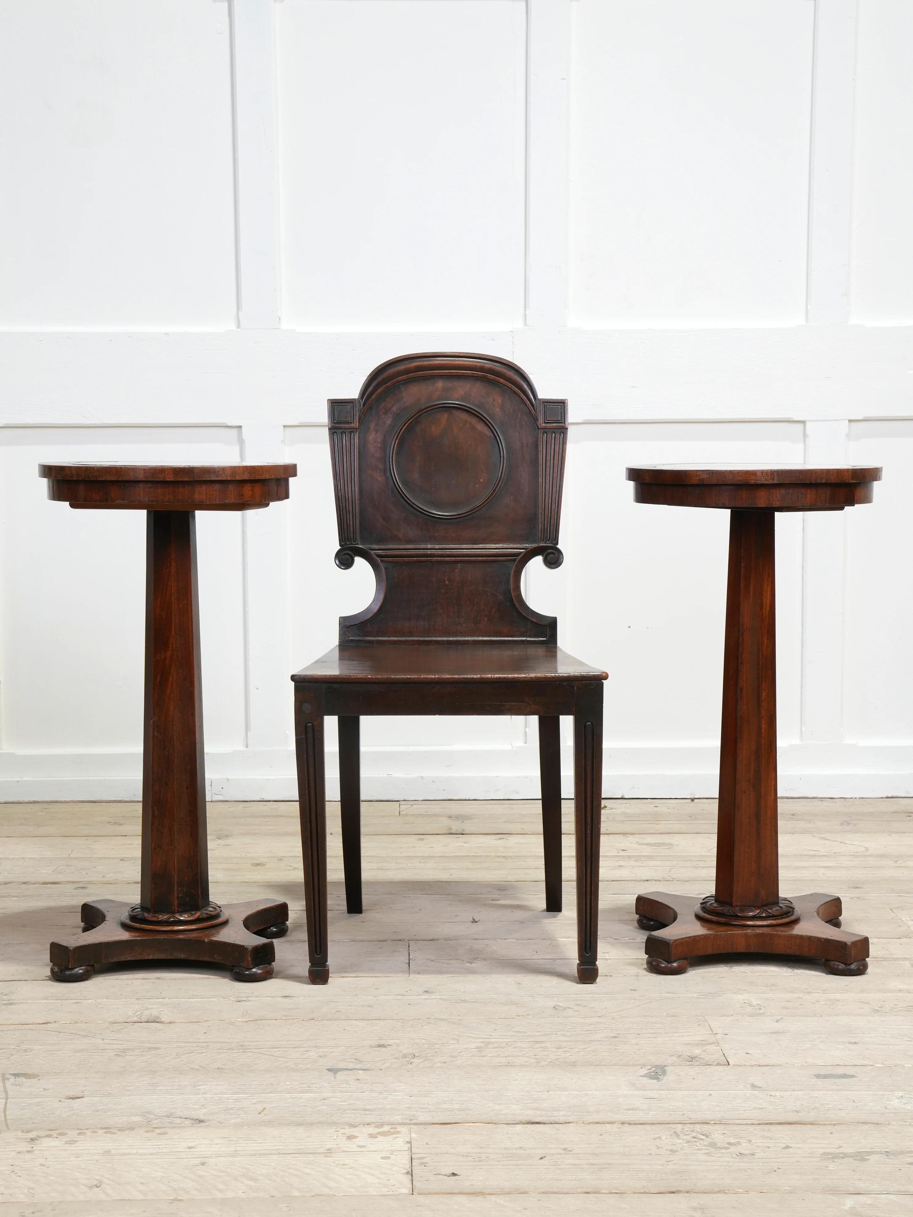 A Pair of 19th Century Mahogany & Marble Side Tables - Image 2