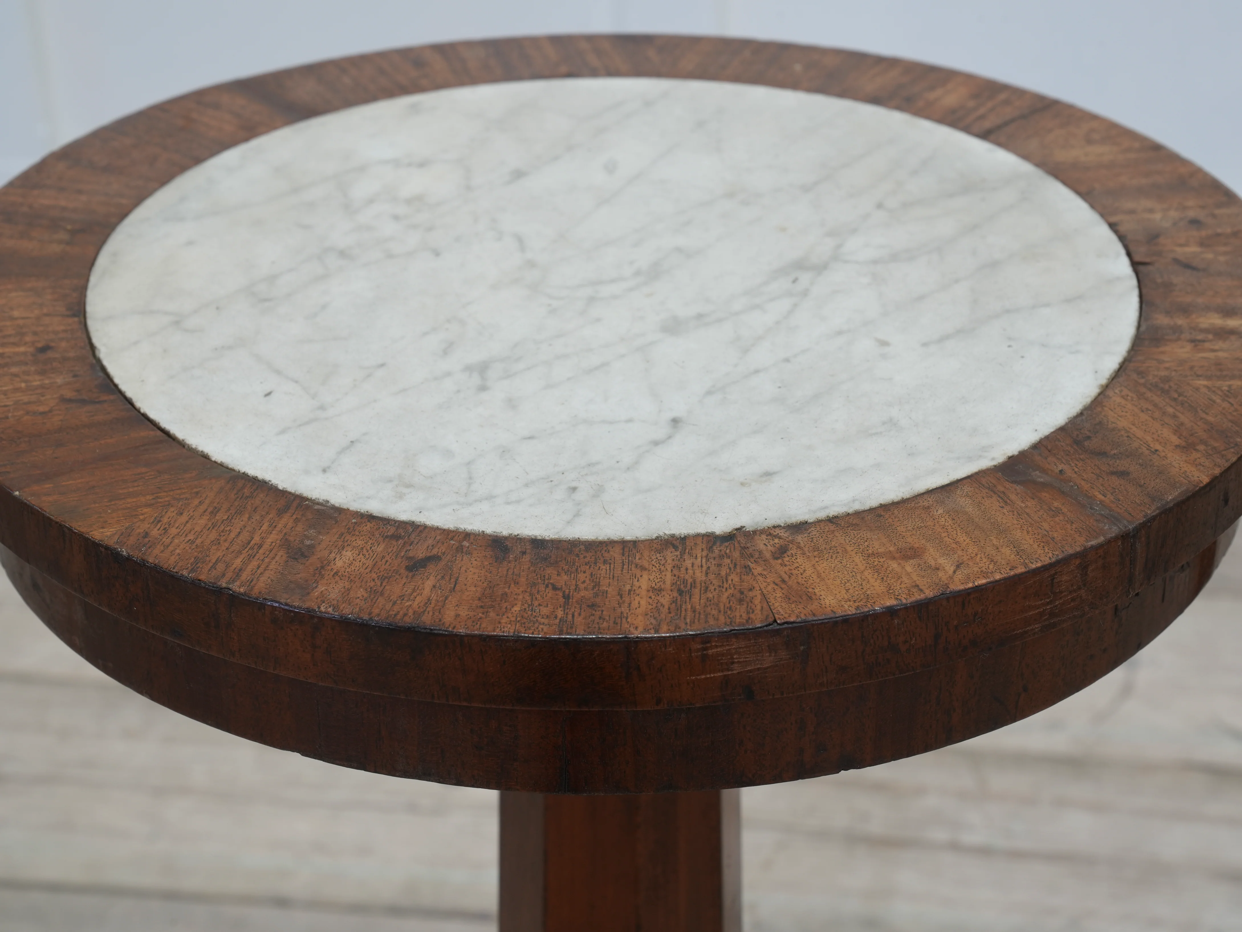 A Pair of 19th Century Mahogany & Marble Side Tables - Image 4