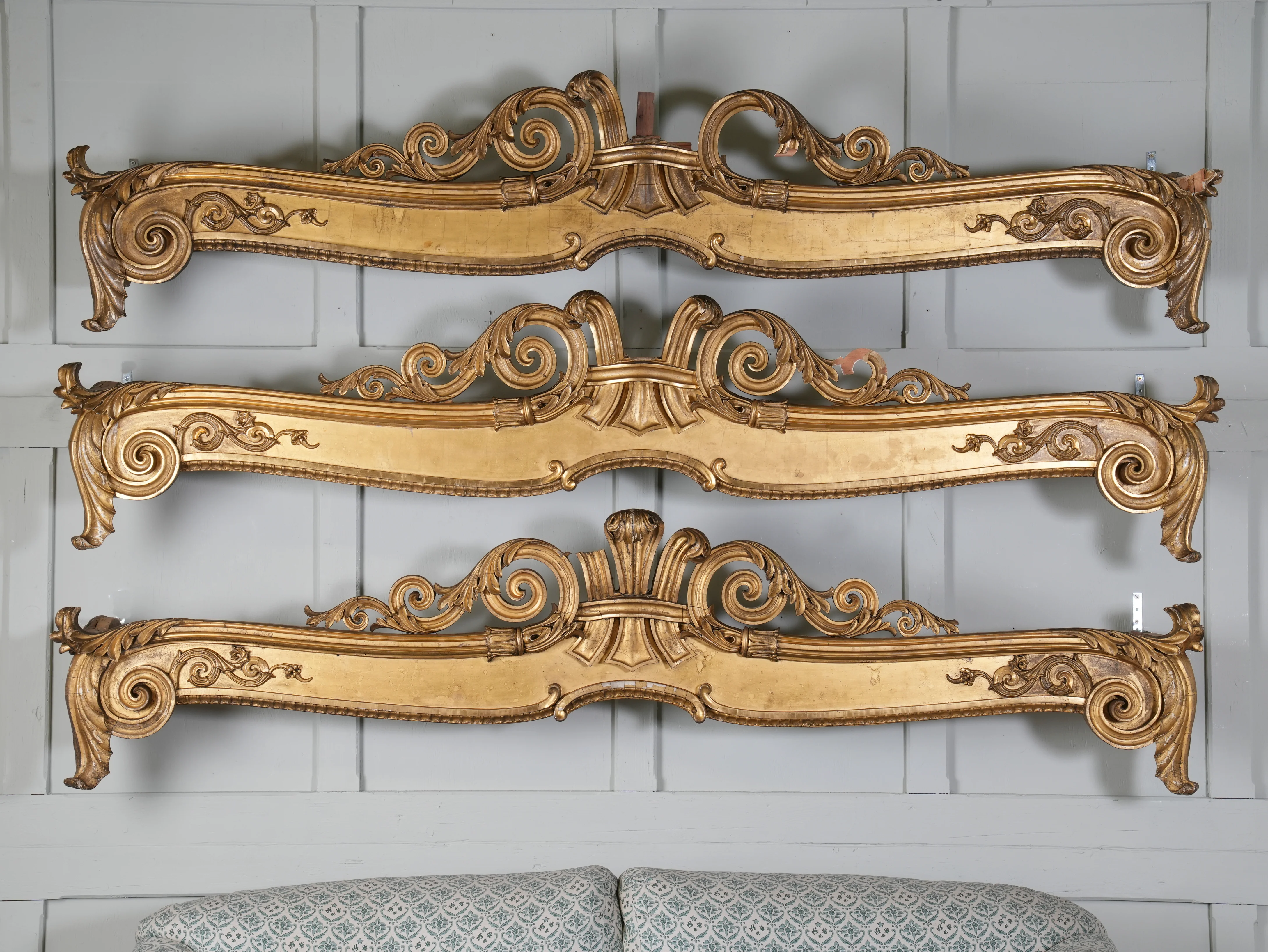Three George IV Giltwood & Gesso Pelmets - Image 4