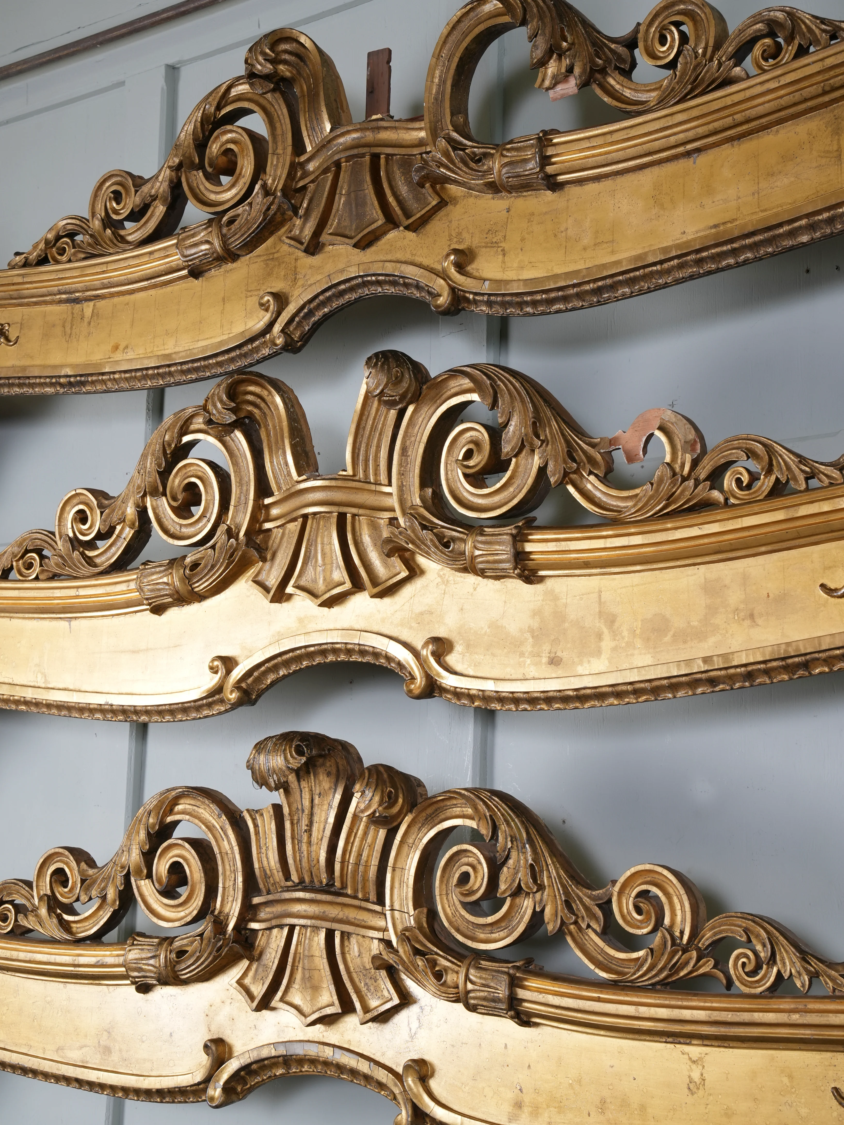Three George IV Giltwood & Gesso Pelmets - Image 6