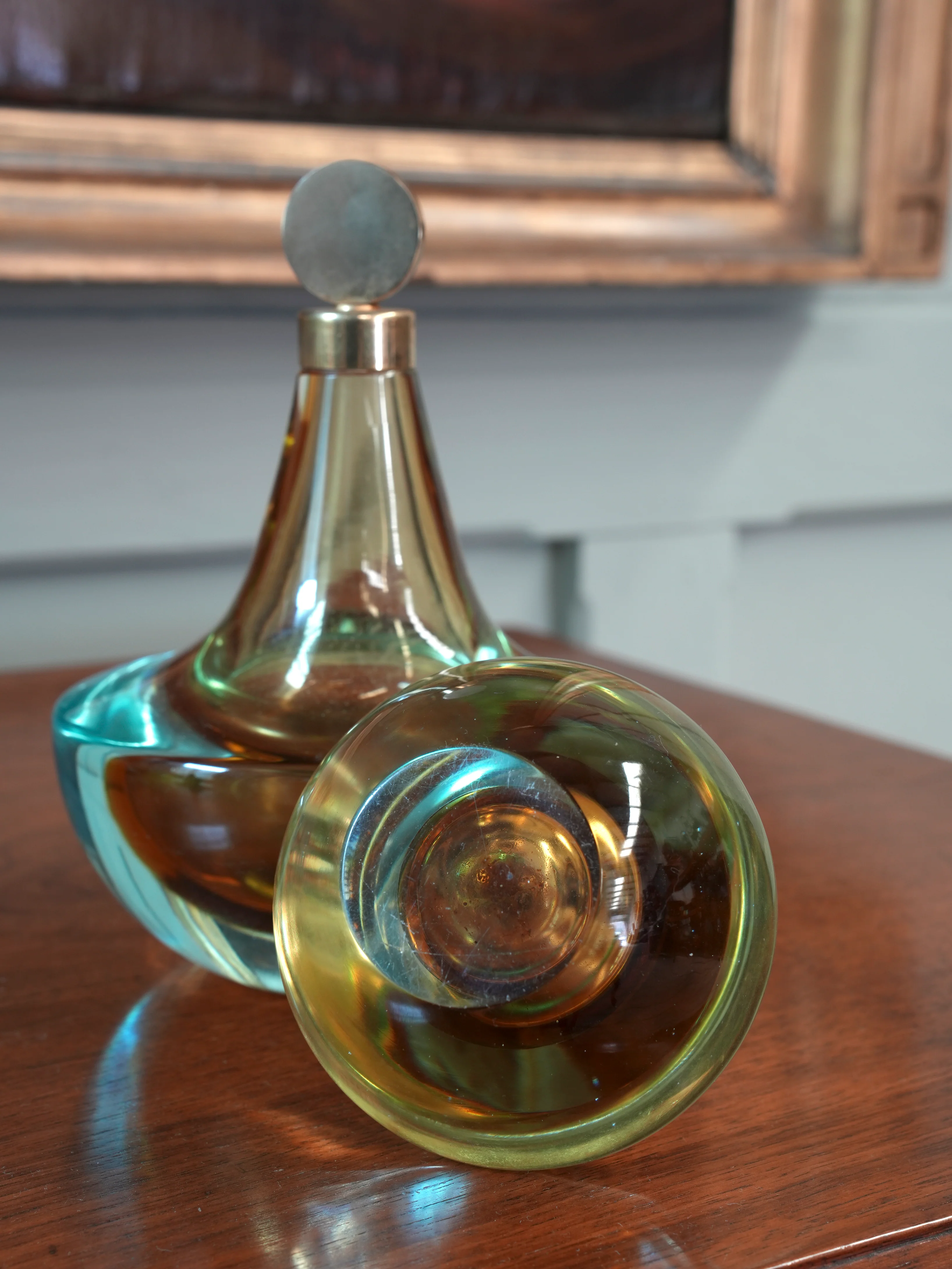 A Pair of Murano Sommerso Scent Bottles - Image 7