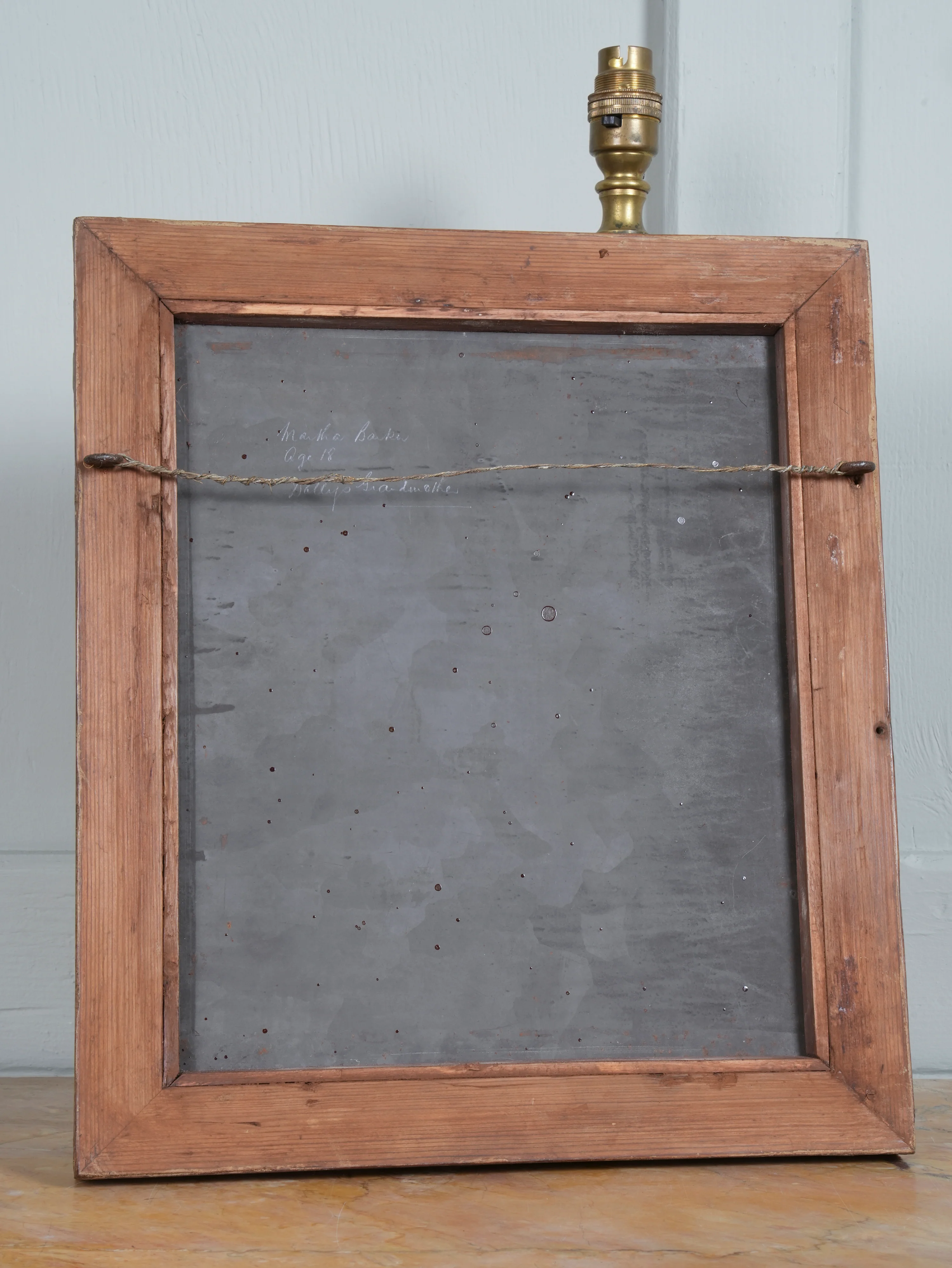 18th Century Oil on Tin of Martha Barker - Image 12