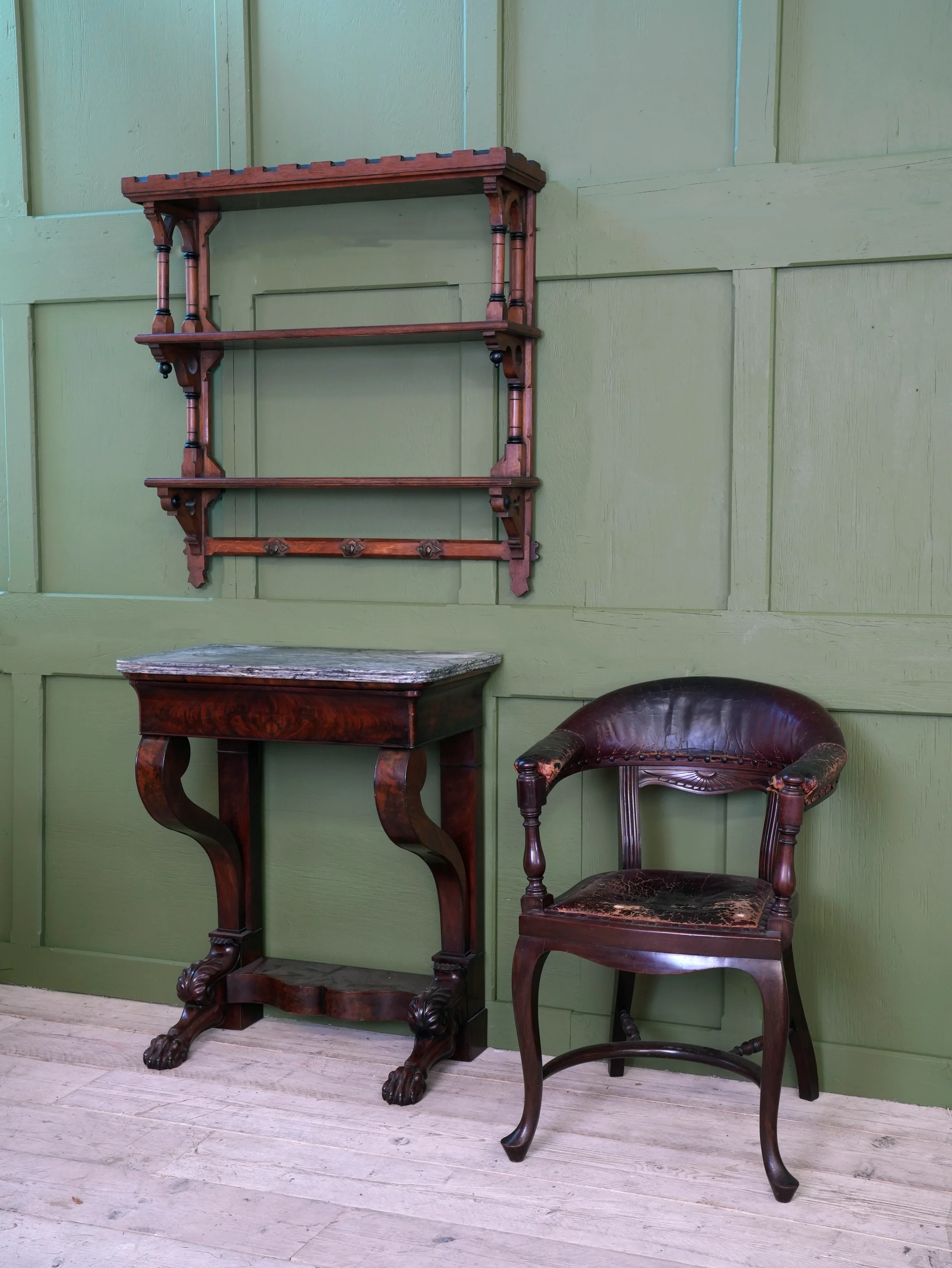 A Gothic Revival Hanging Rack - Image 5