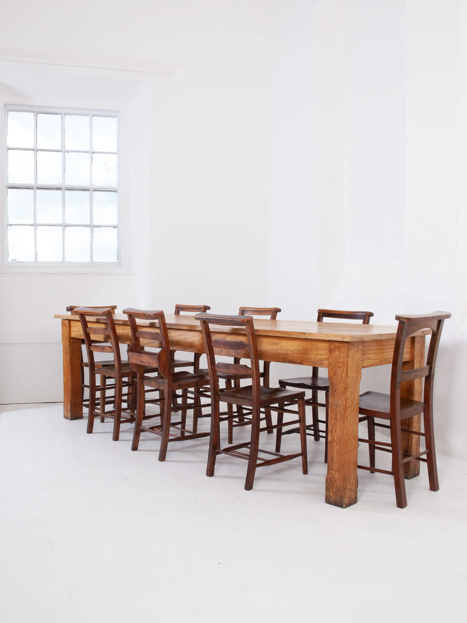 Oak Refectory Table - Image 10