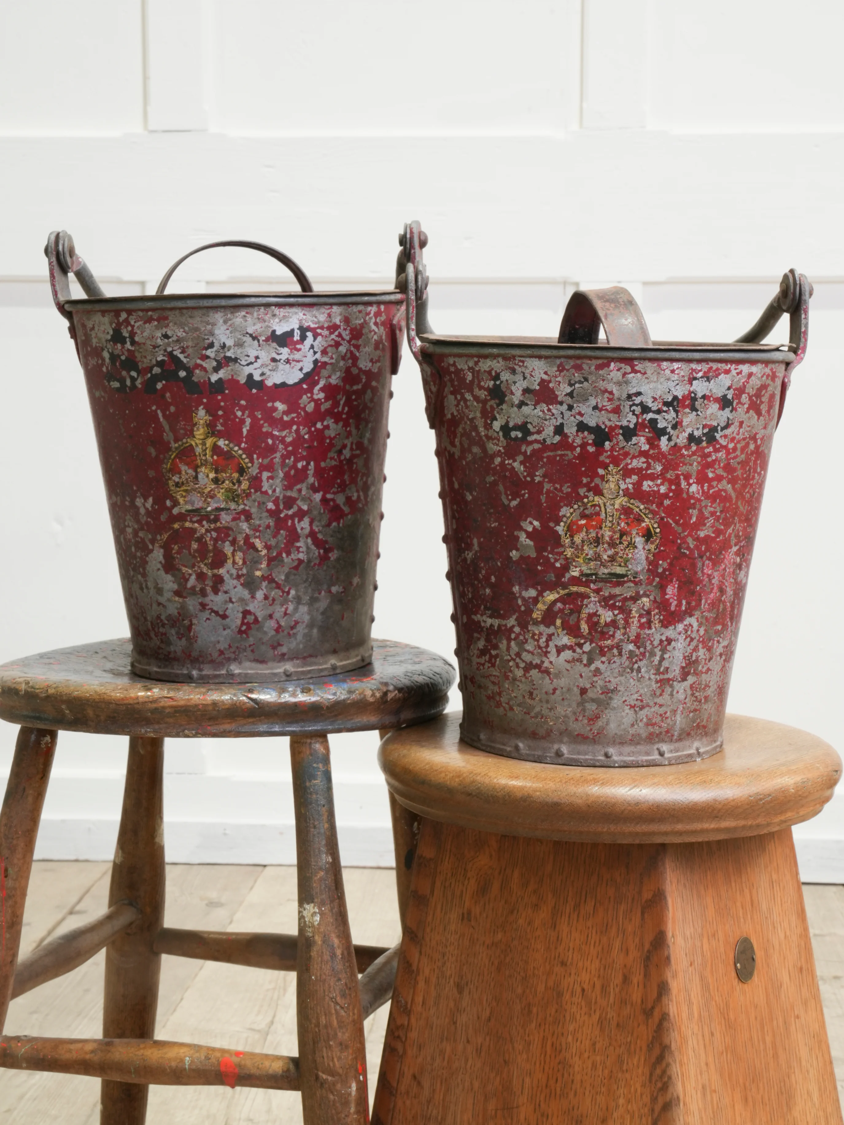 A Pair of 19th Century Sand Buckets - Image 2