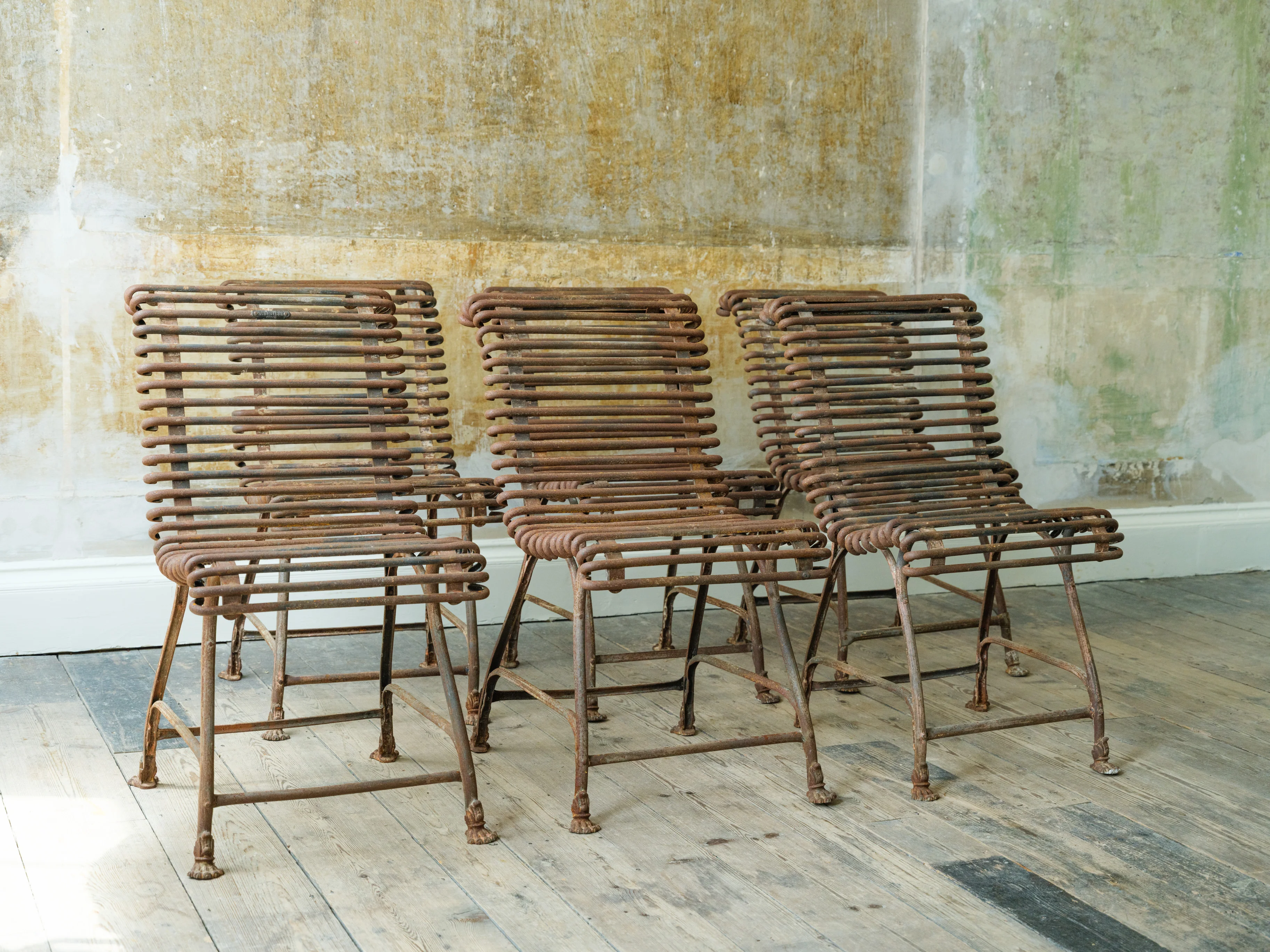 Six 19th Century Arras Chairs