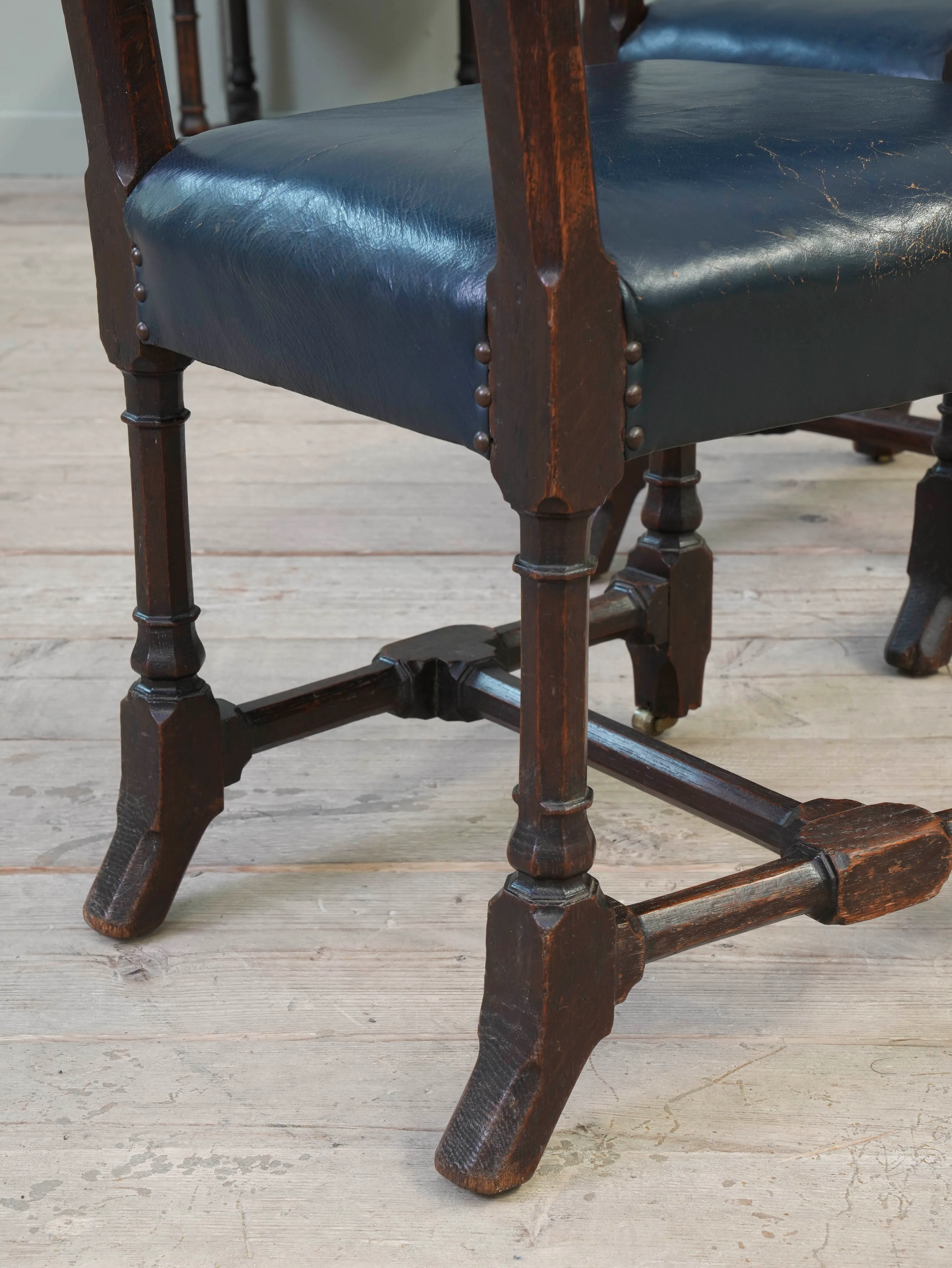 Four Pugin Portcullis Chairs - Image 13
