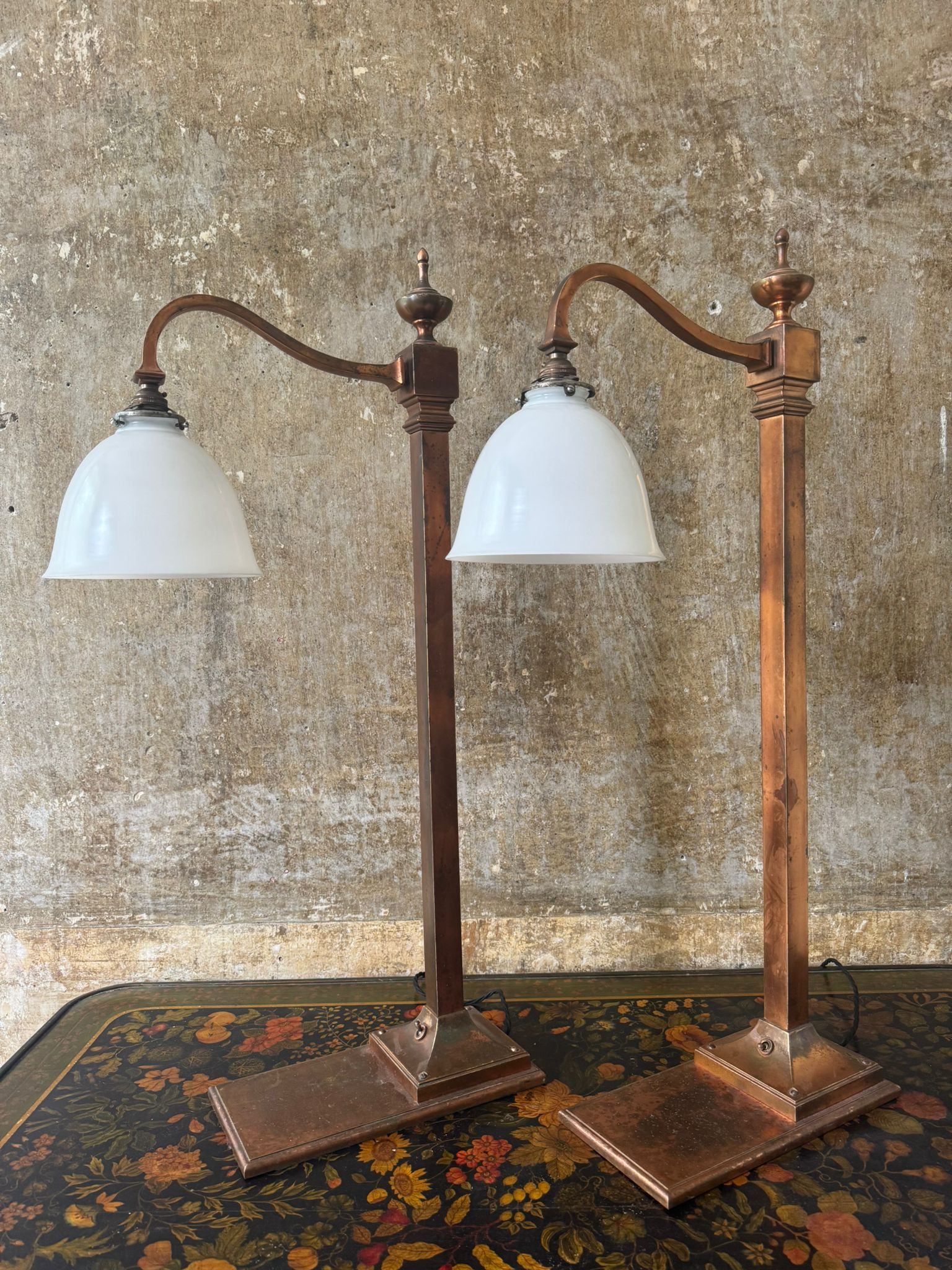 A Pair of Bronzed Counter Lamps - Image 2