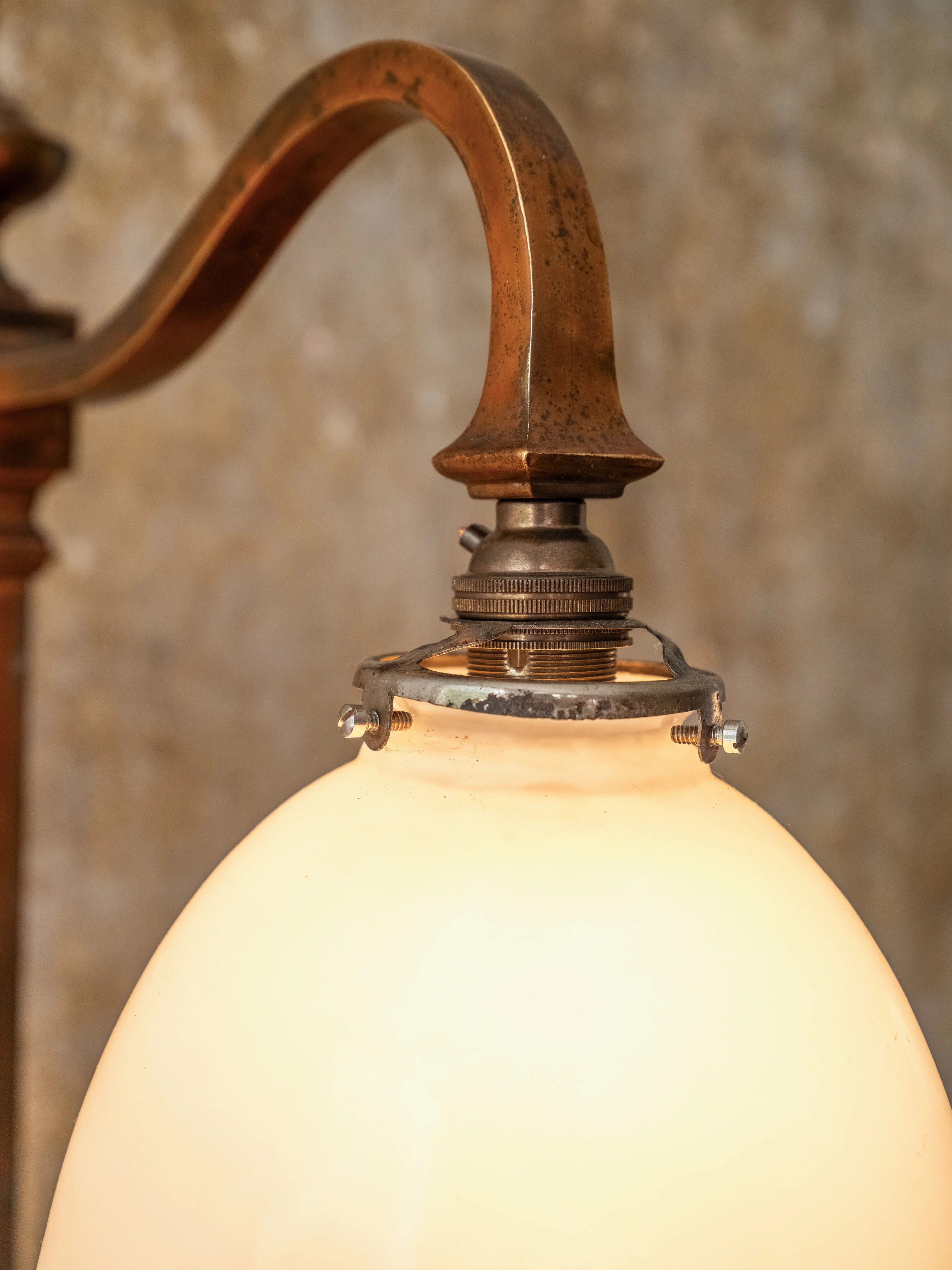 A Pair of Bronzed Counter Lamps - Image 7