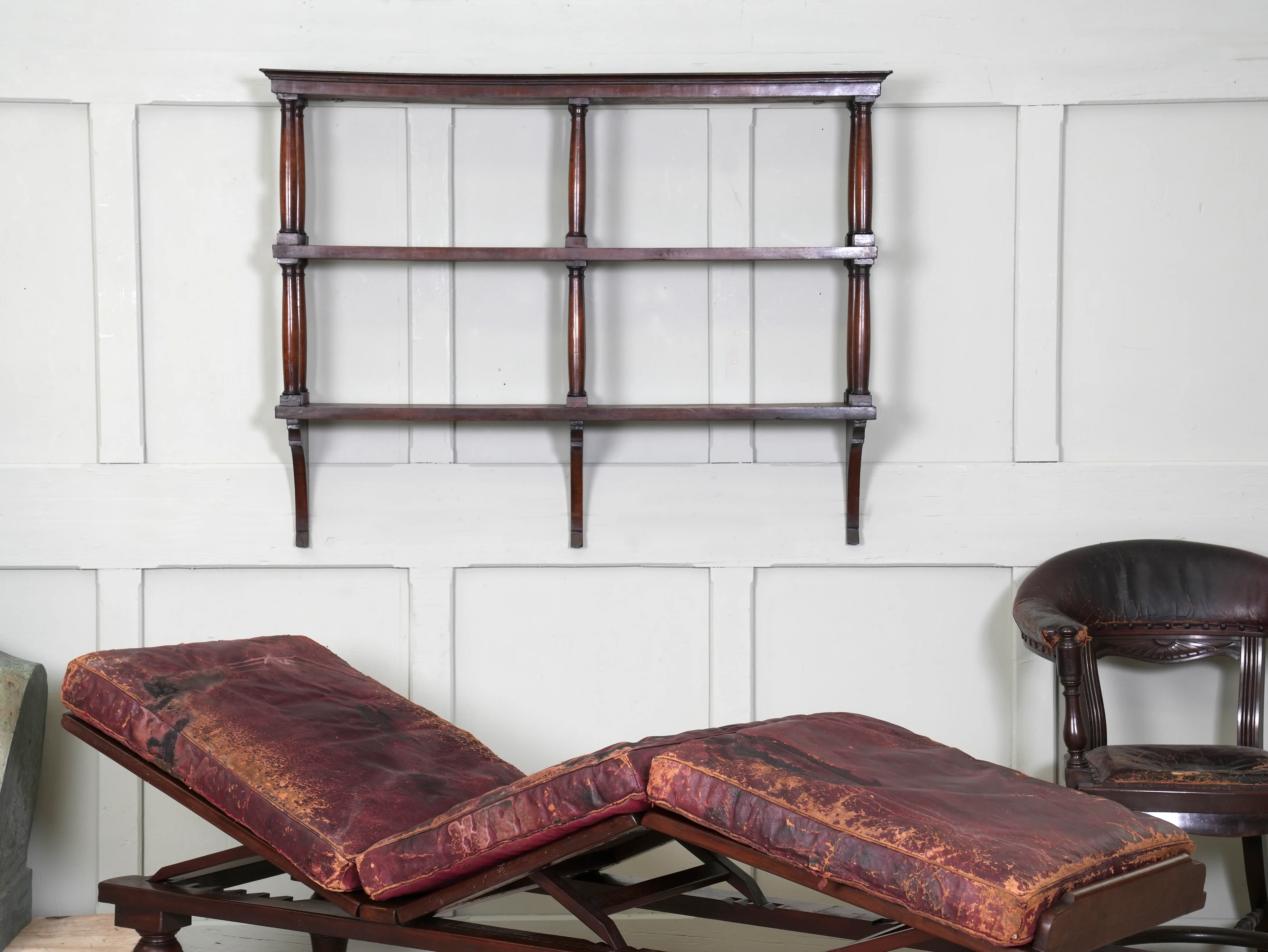 Mahogany Hanging Shelves - Image 4