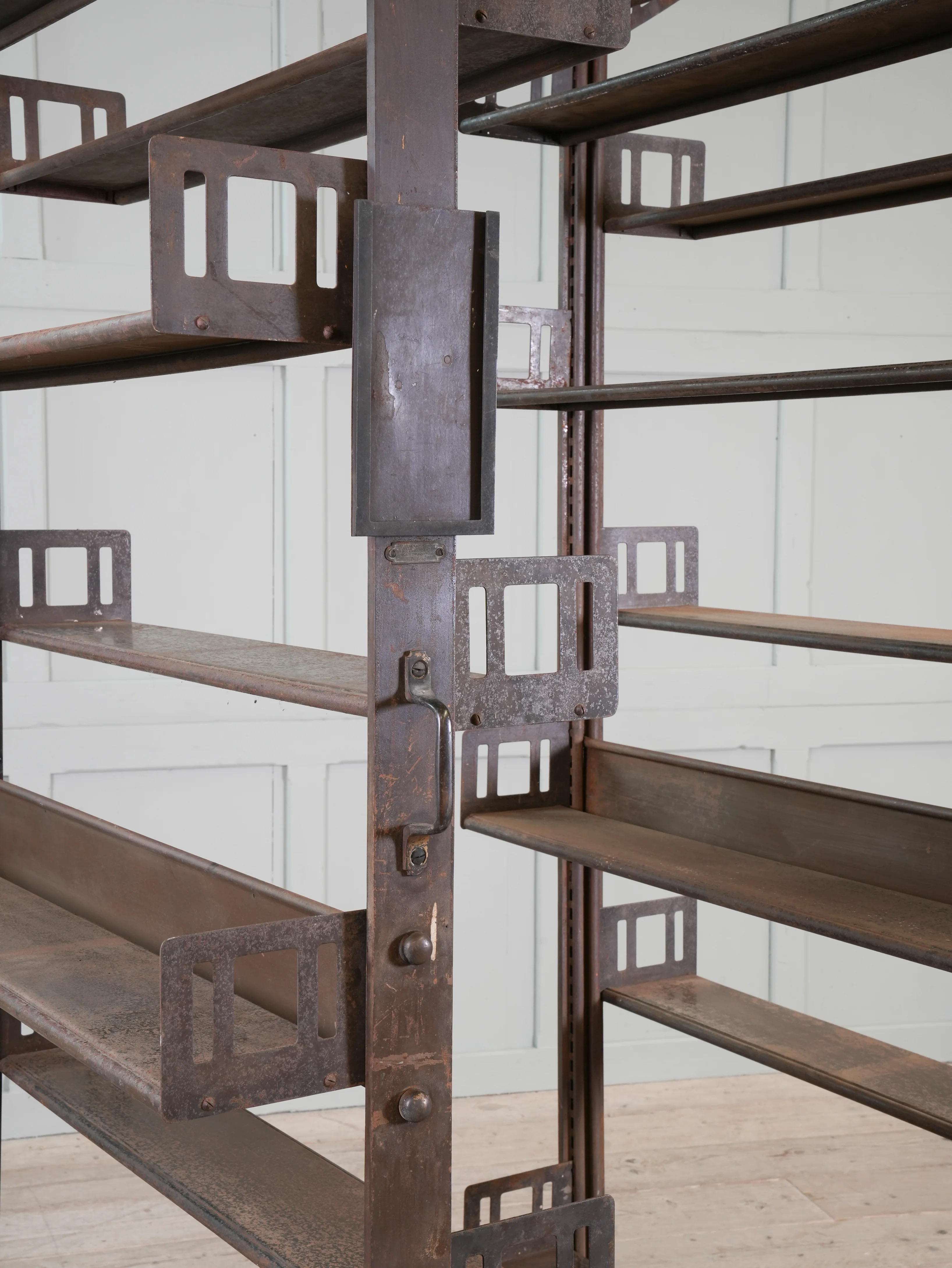 Four Steel James Gibbons Library Racking Systems - Image 6
