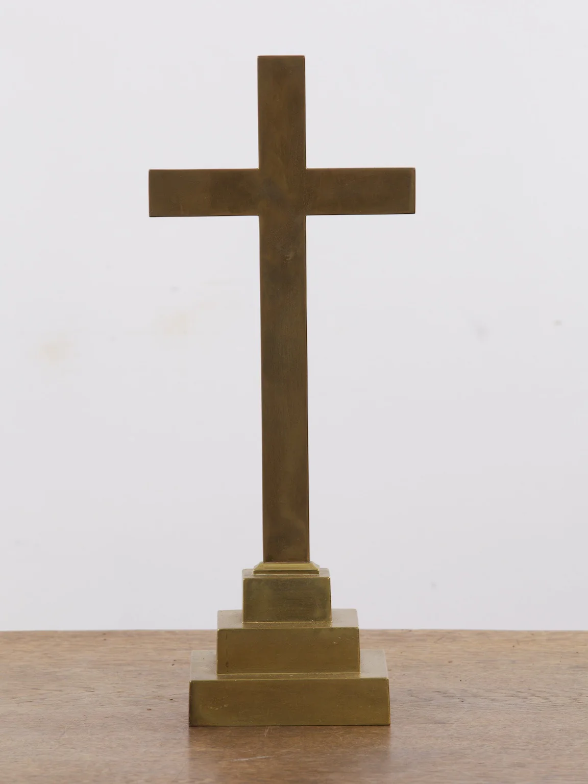 Simple Brass Crucifix - Image 3