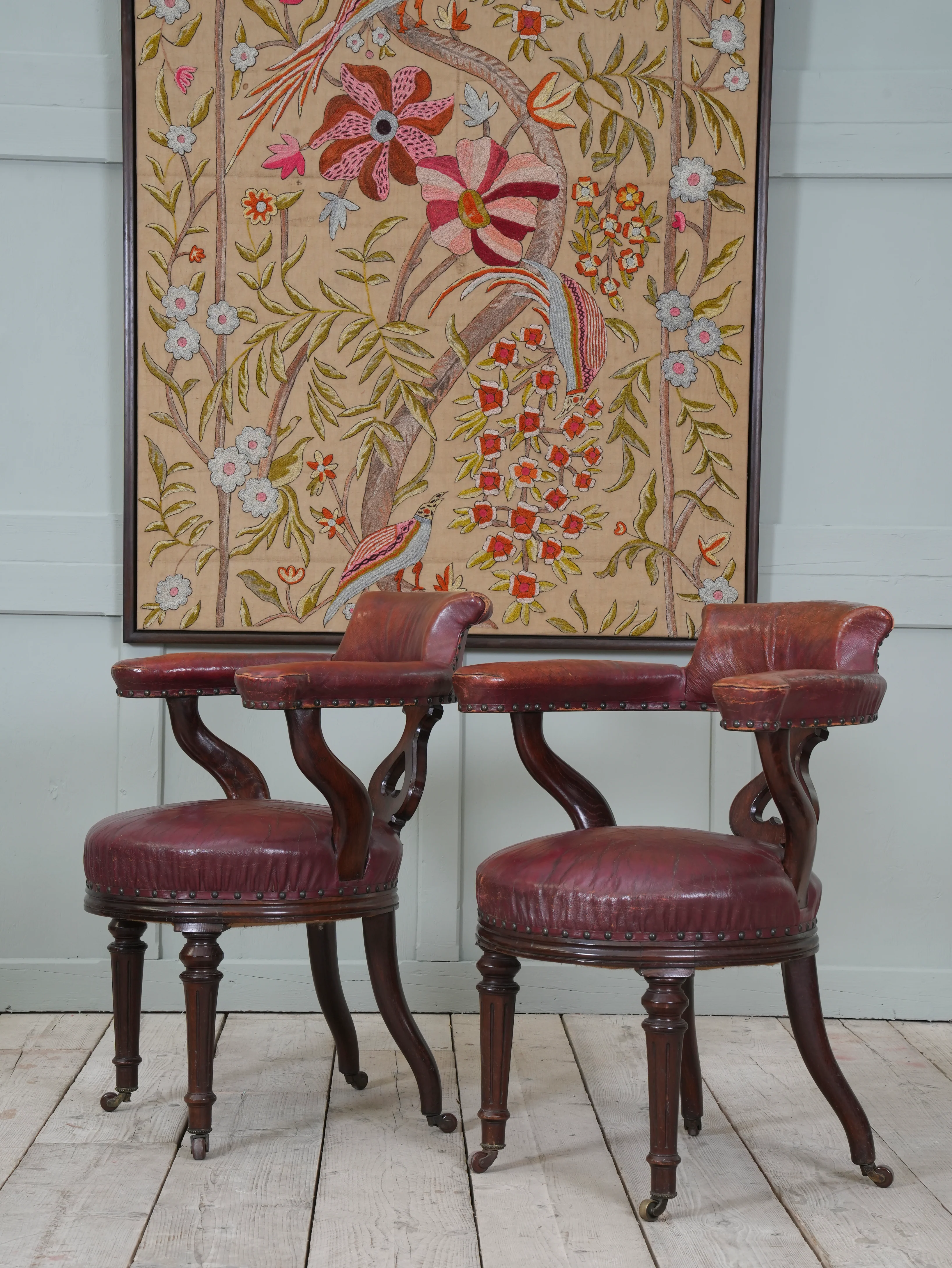 A Set of Six 19th Century Gillows Library Chairs - Image 2