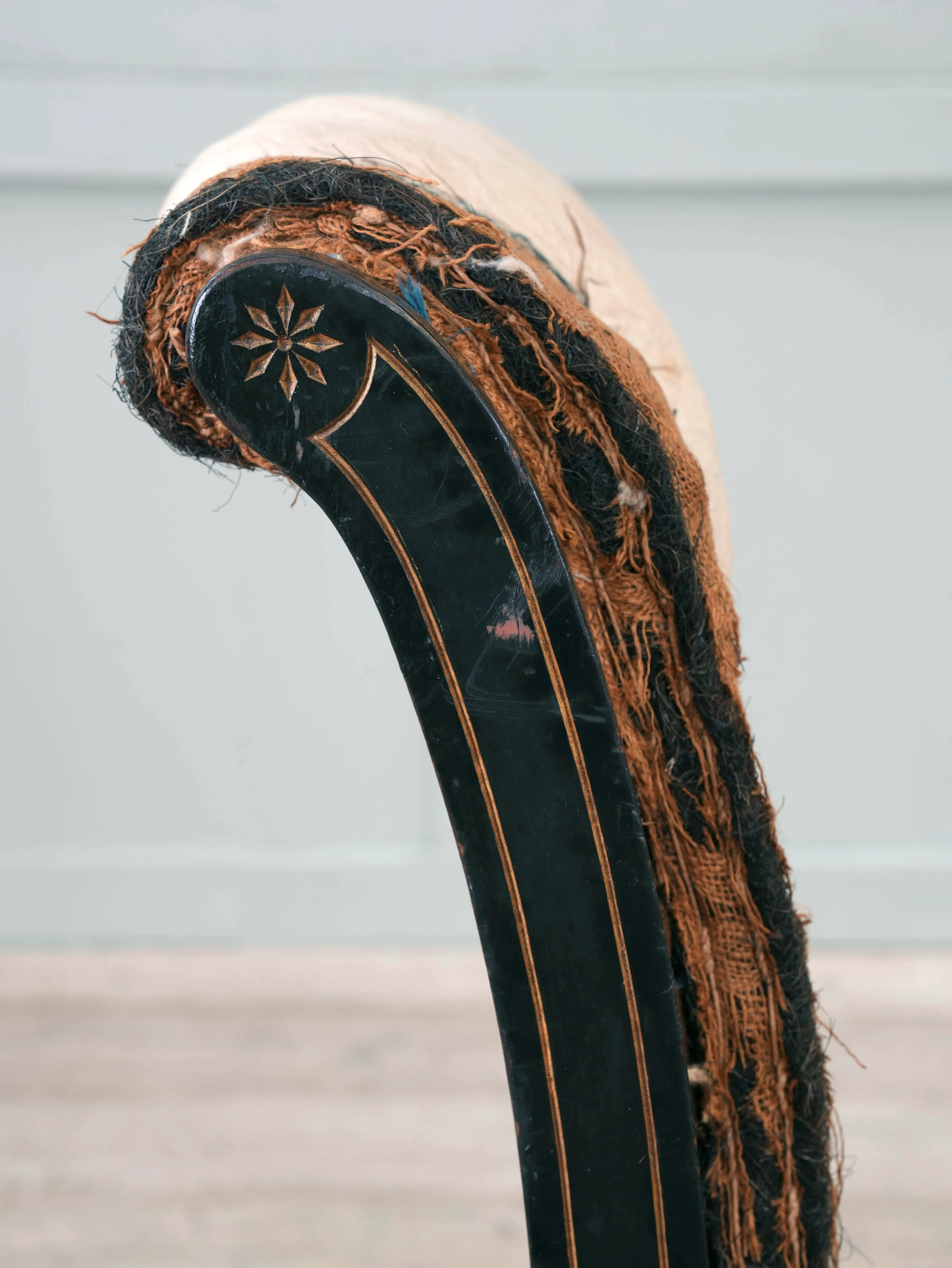 An Ebonised Aesthetic Movement Upholstered Chair - Image 8