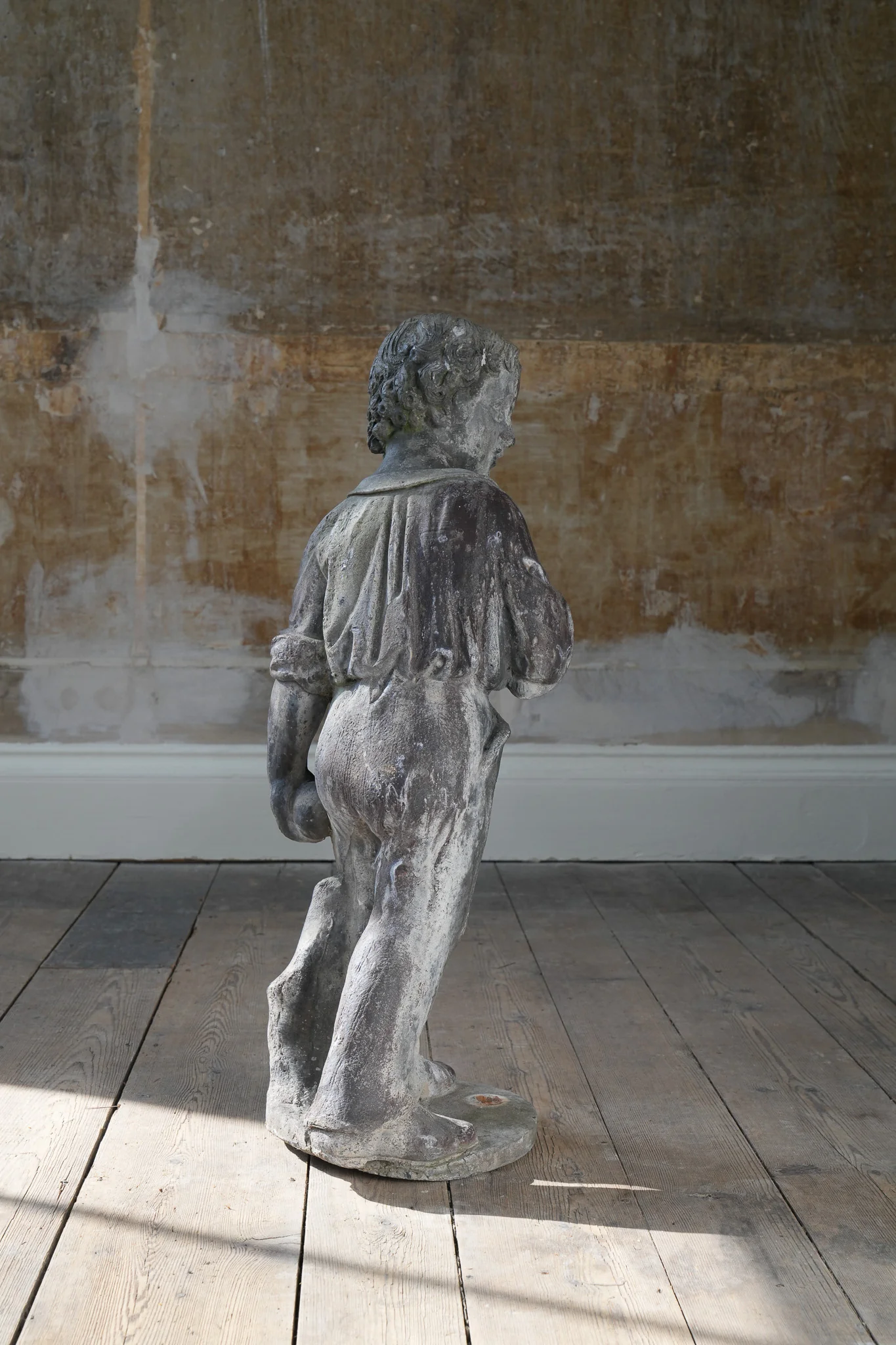 A Lead Statue of a Boy - Image 13