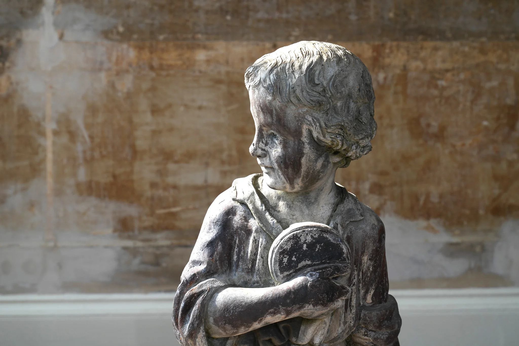 A Lead Statue of a Boy - Image 2