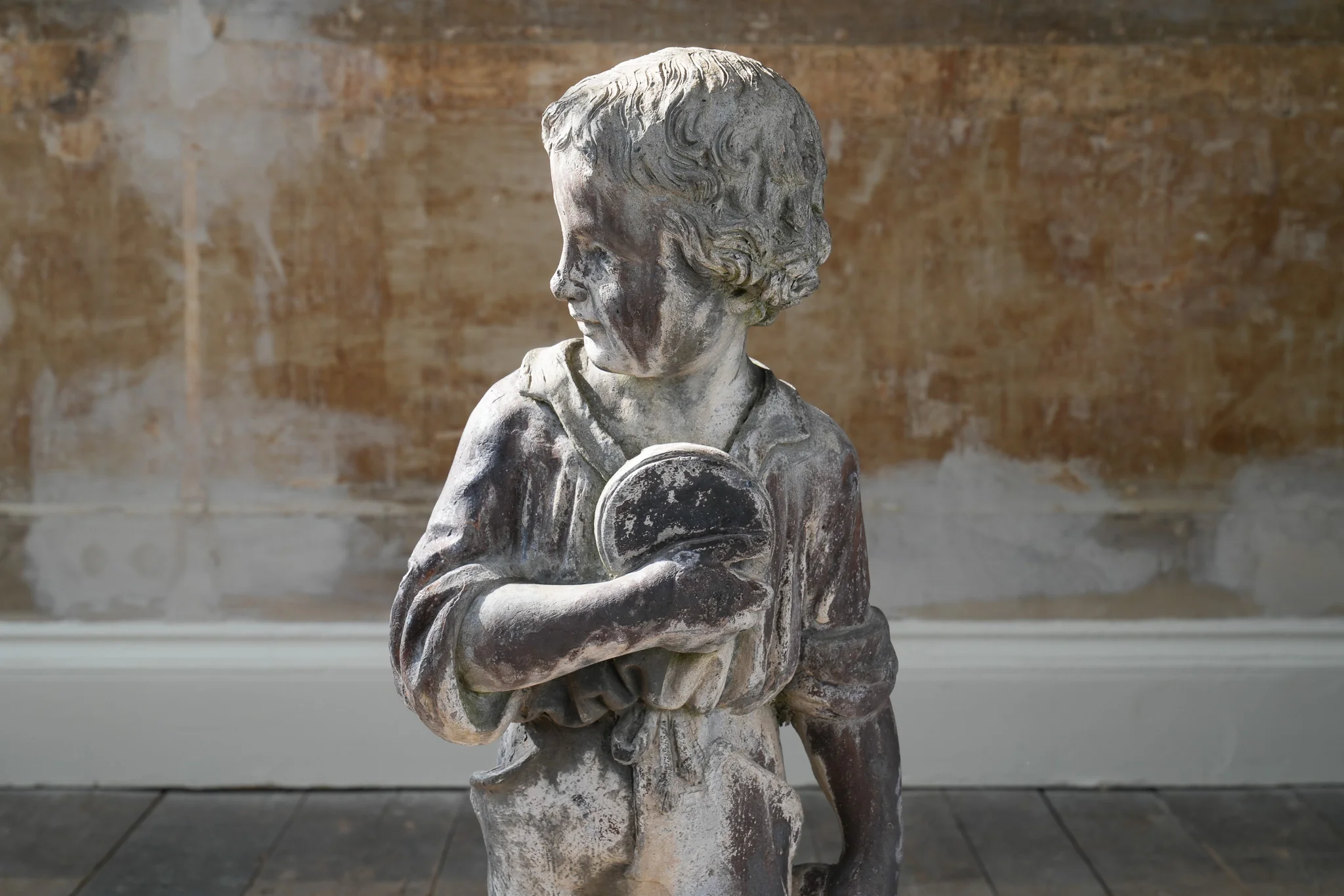 A Lead Statue of a Boy - Image 7