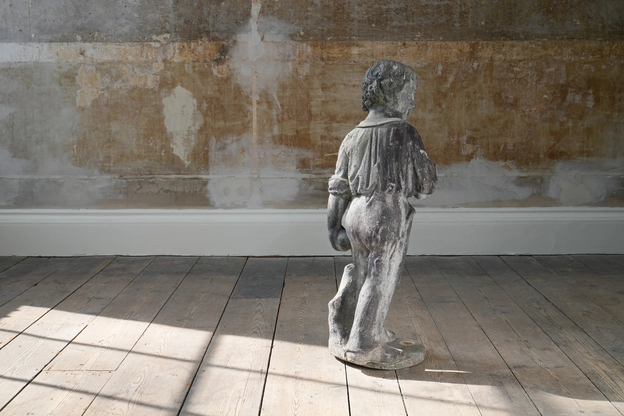 A Lead Statue of a Boy - Image 9