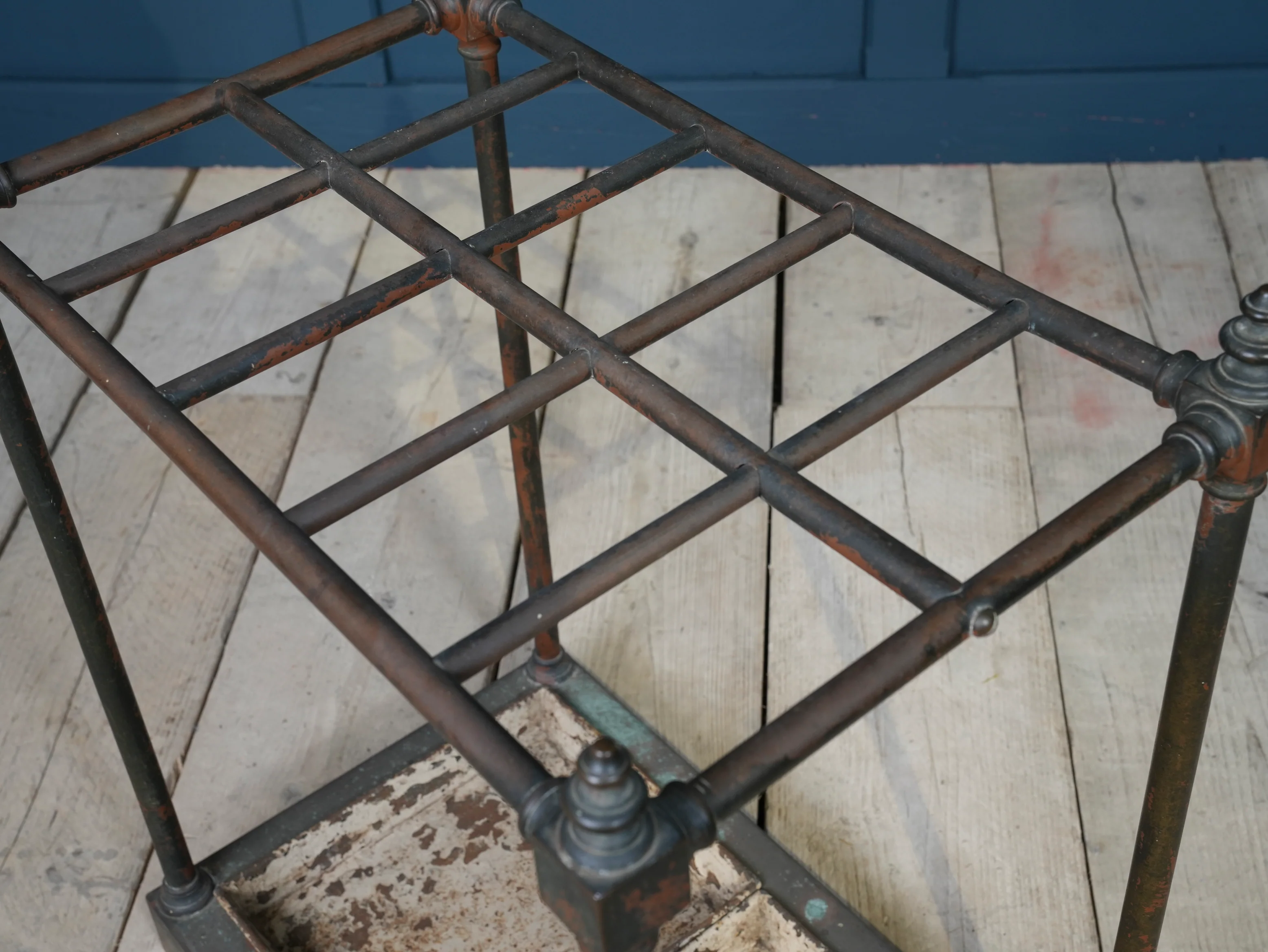 A Ten Section 19th Century Brass Stick Stand - Image 3