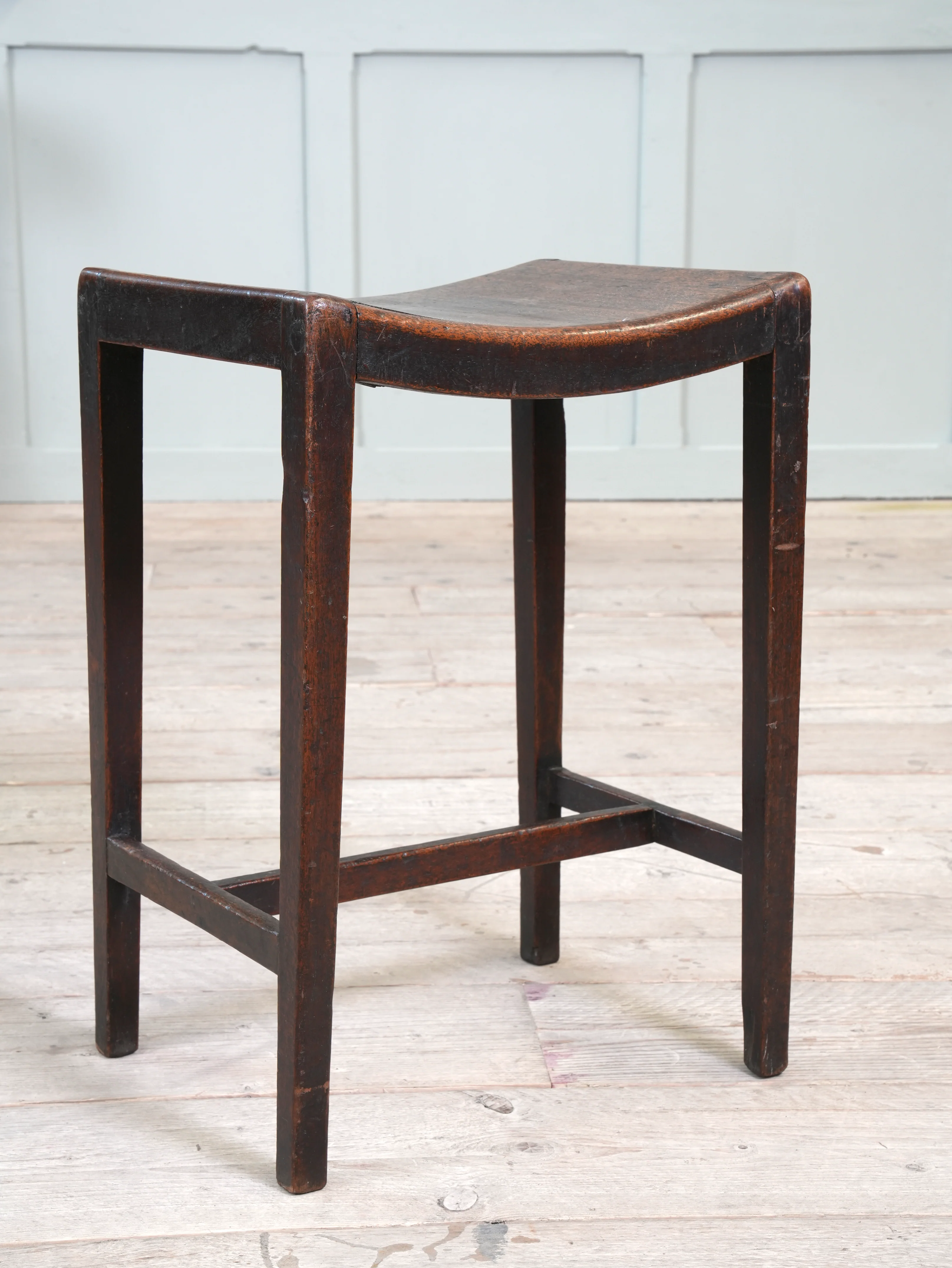 A George III Mahogany Stool - Image 4