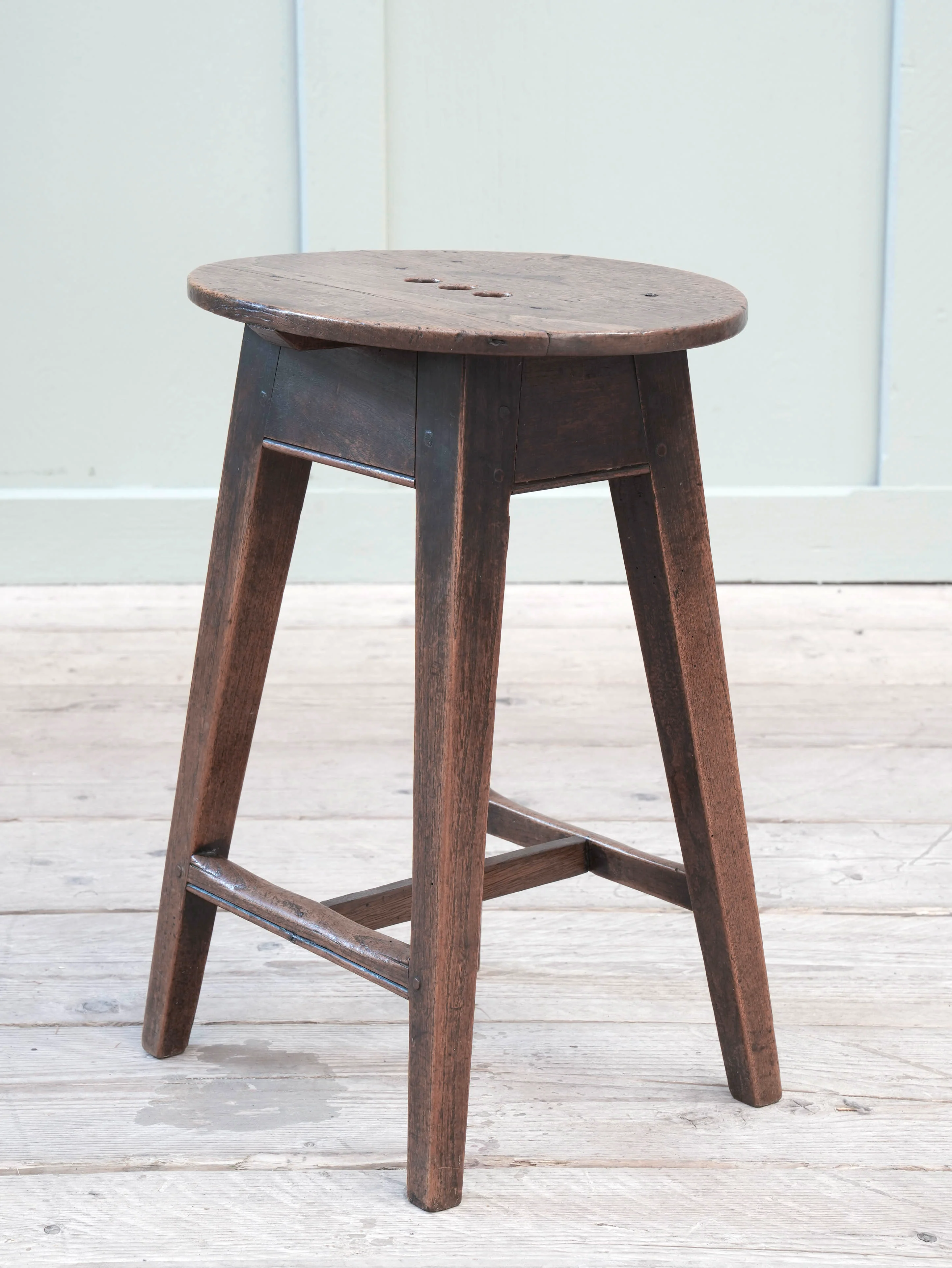A 18th Century Splayed Leg Stool - Image 5
