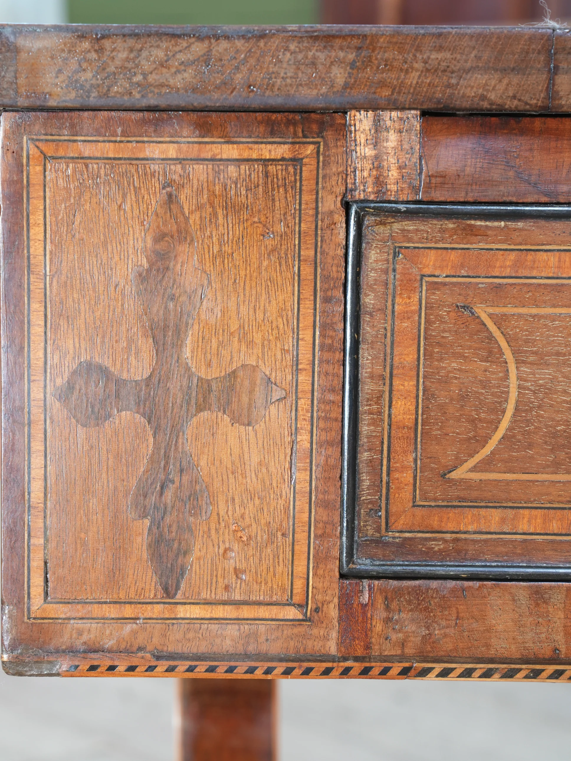 A Regency Lyre Support Sofa Table - Image 12