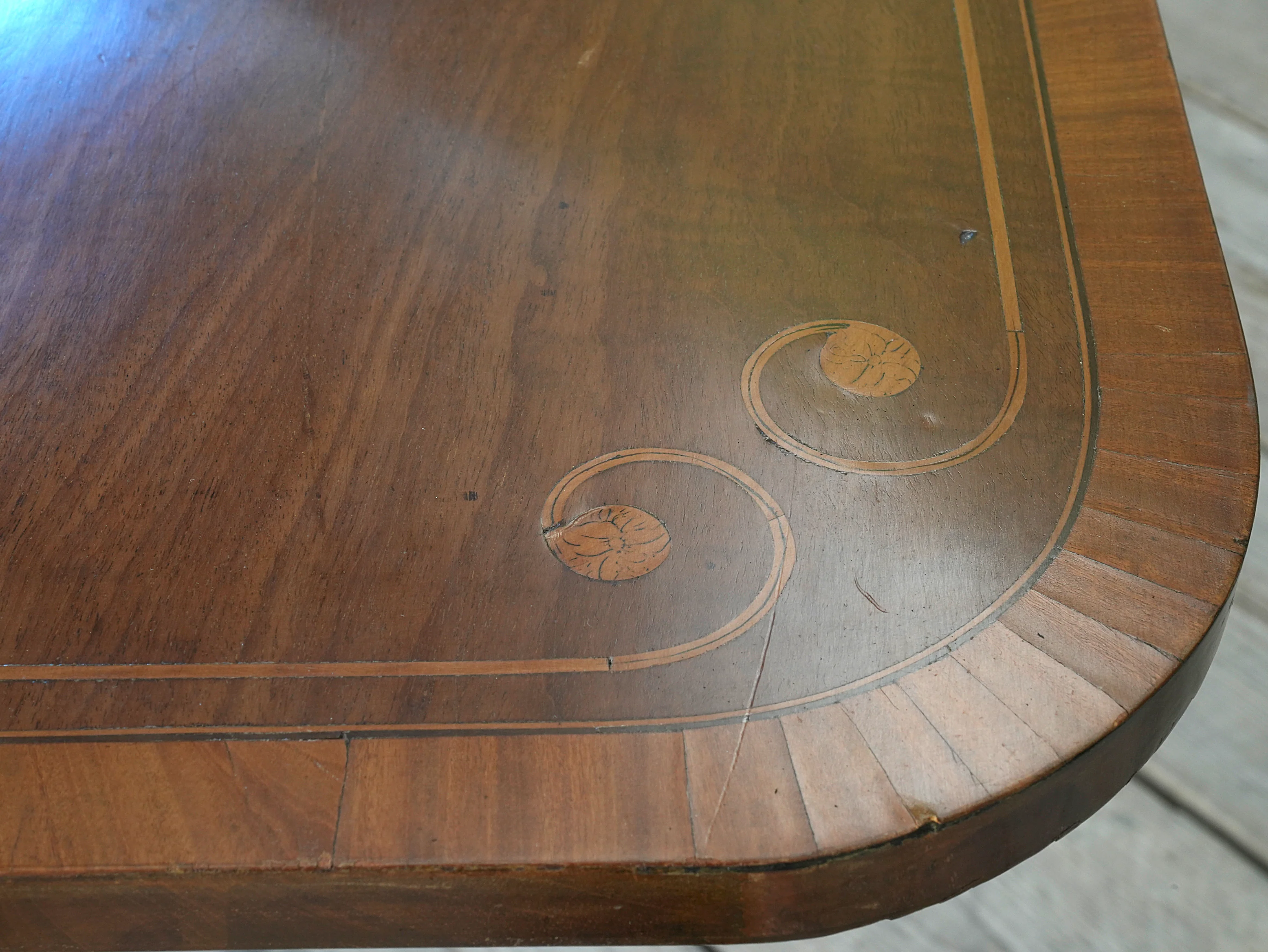 A Regency Lyre Support Sofa Table - Image 16