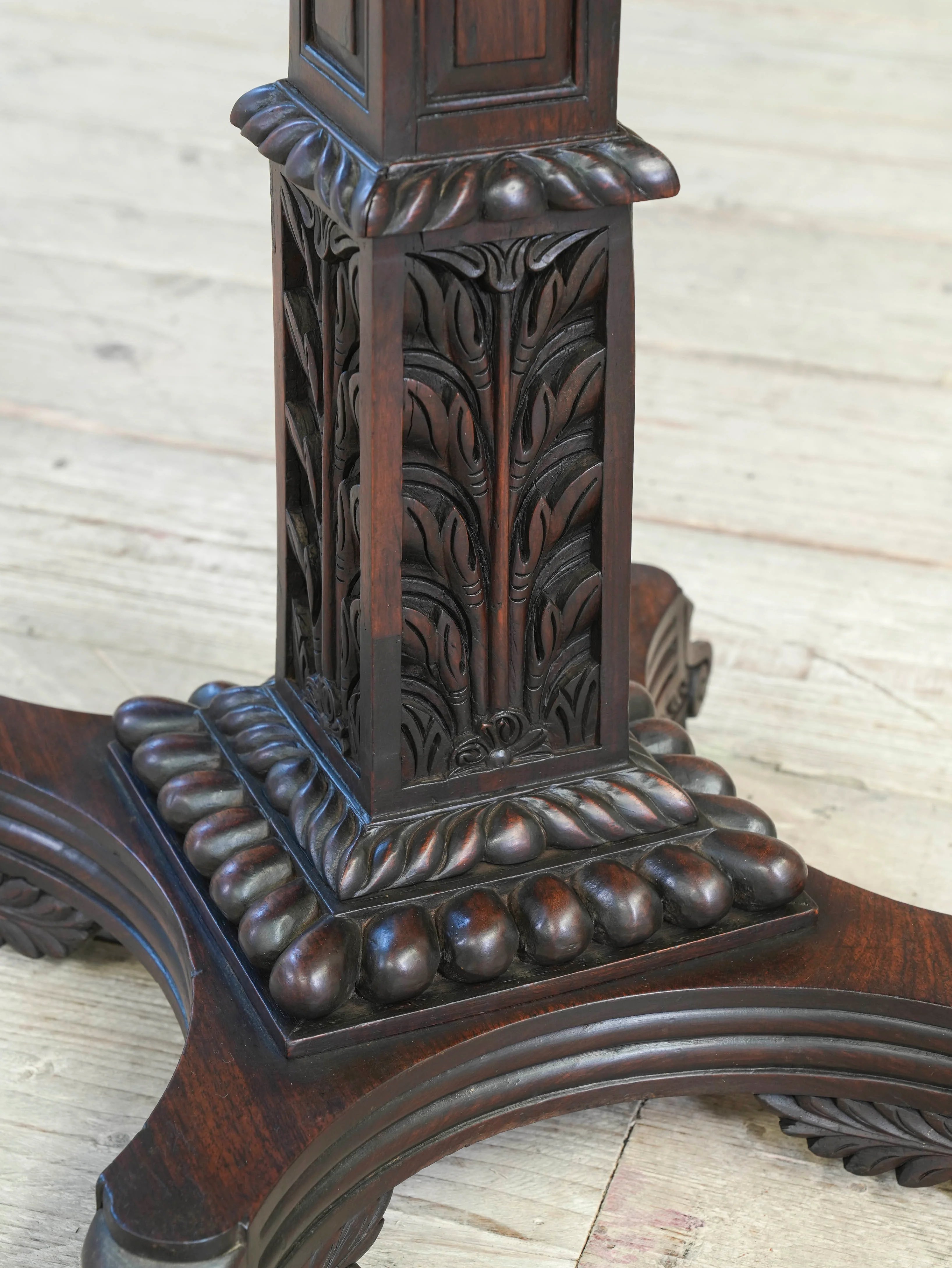 A George IV Anglo Asian Tilt Top Table - Image 10