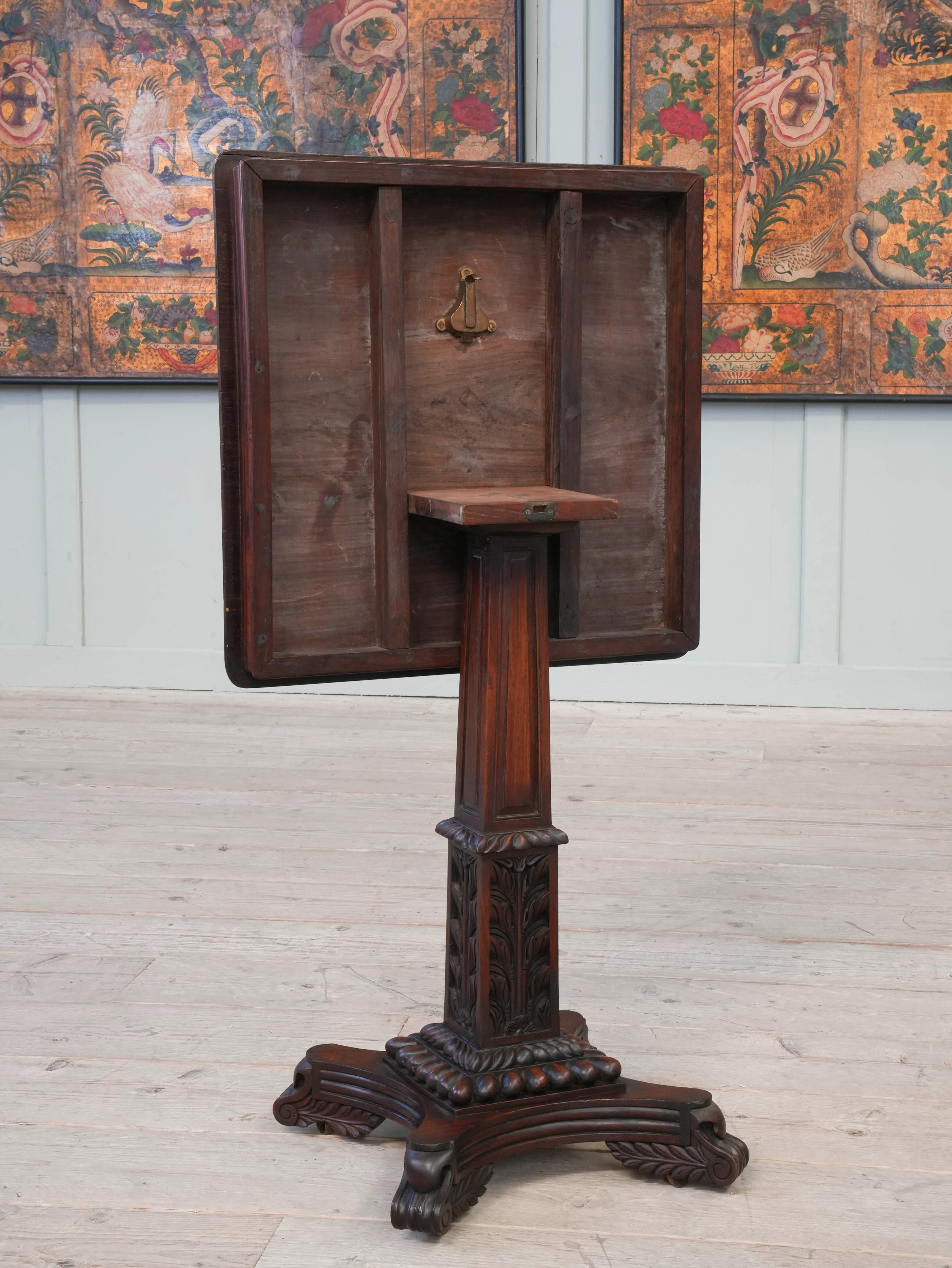 A George IV Anglo Asian Tilt Top Table - Image 14