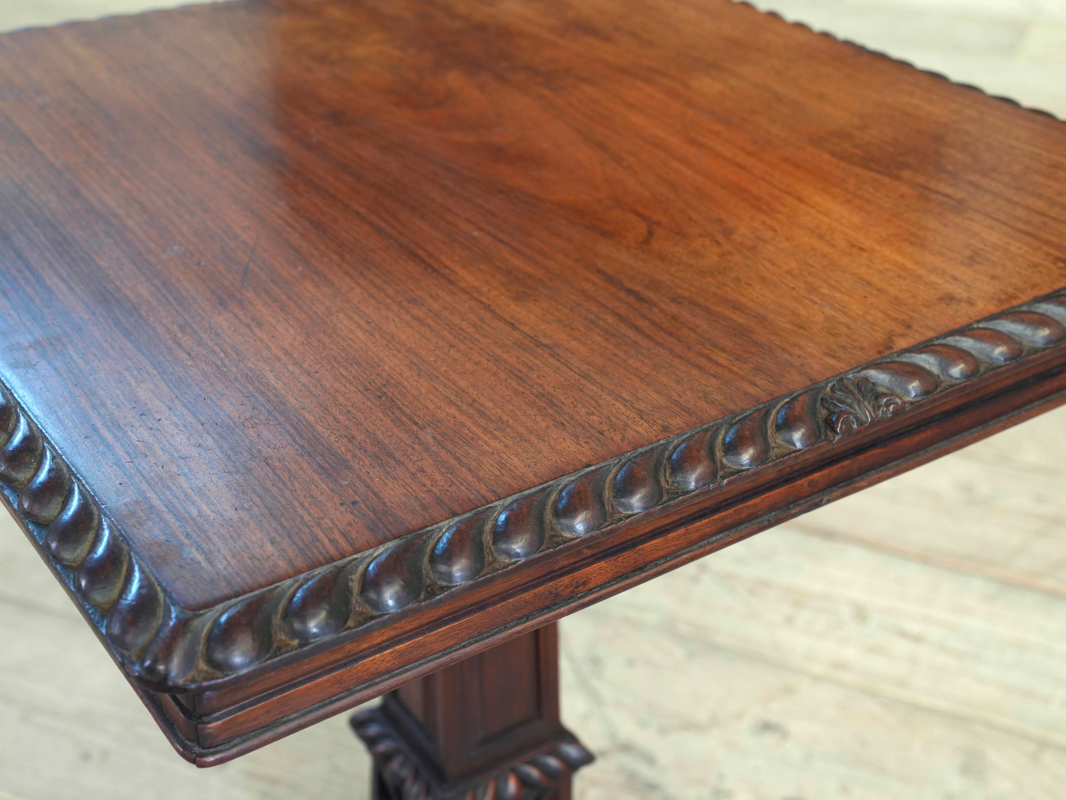 A George IV Anglo Asian Tilt Top Table - Image 7