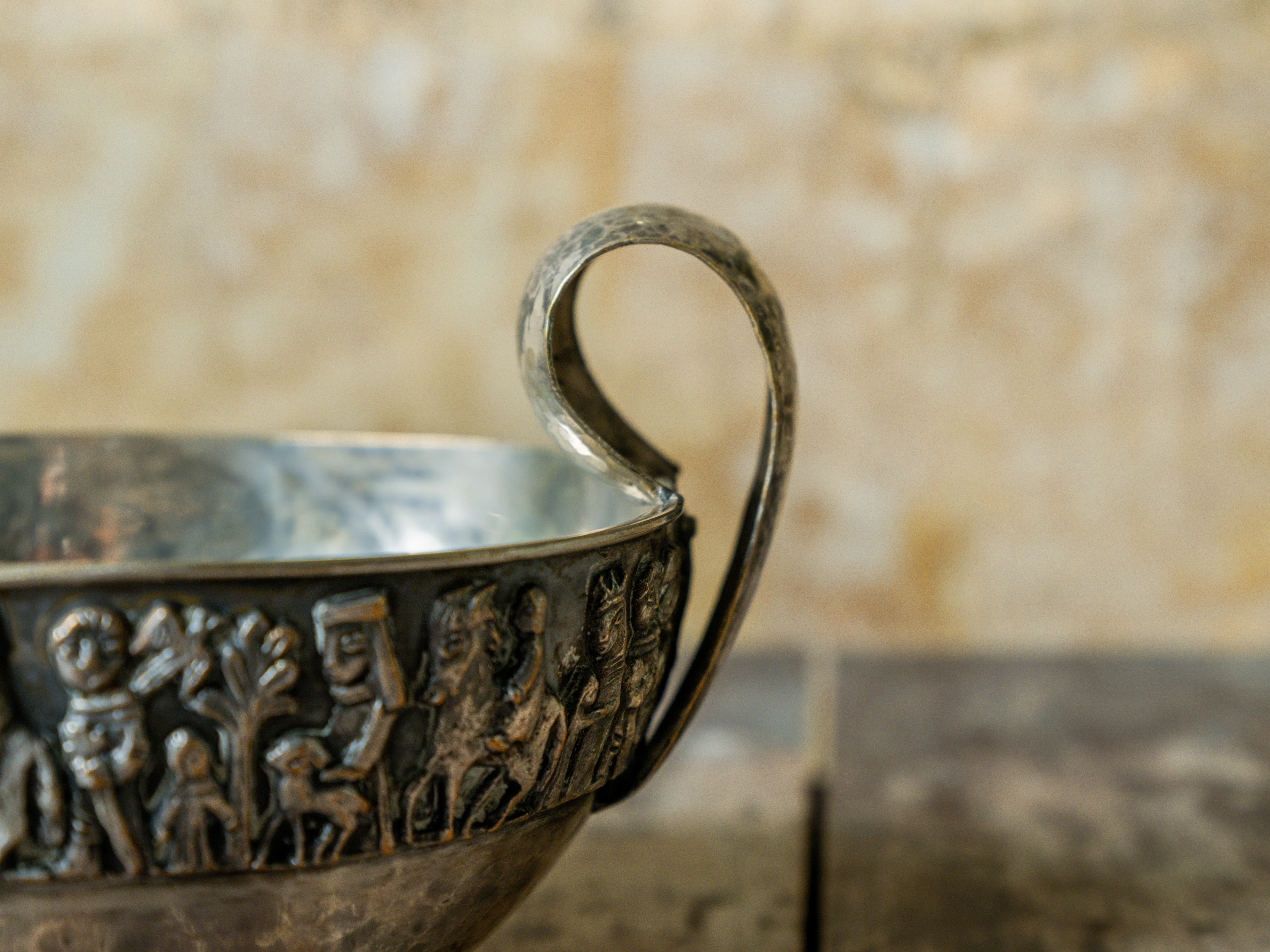 A Copper Libation Cup by Magrit Tevan - Image 6