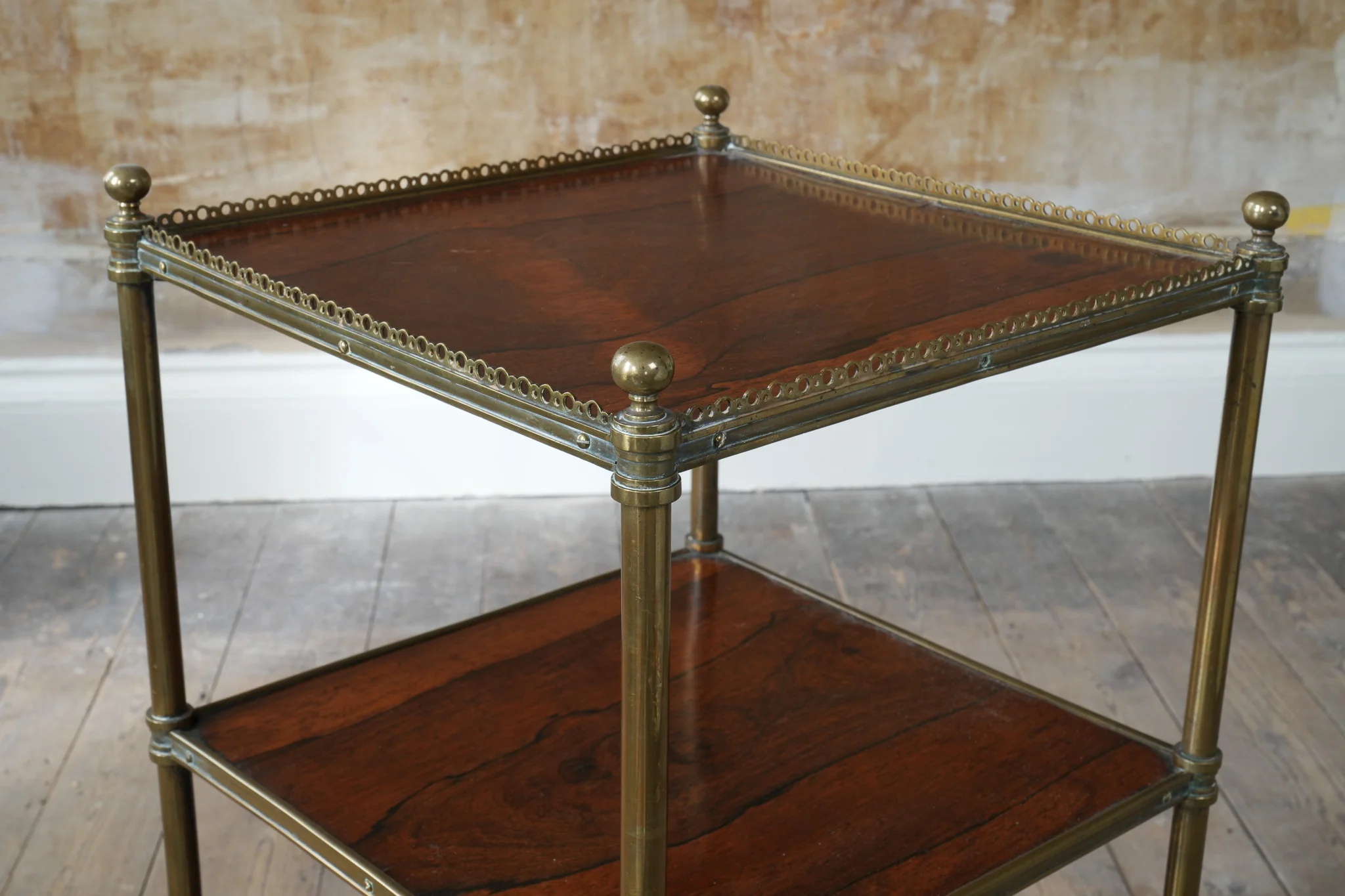 A 19th Century Walnut Etagere - Image 4