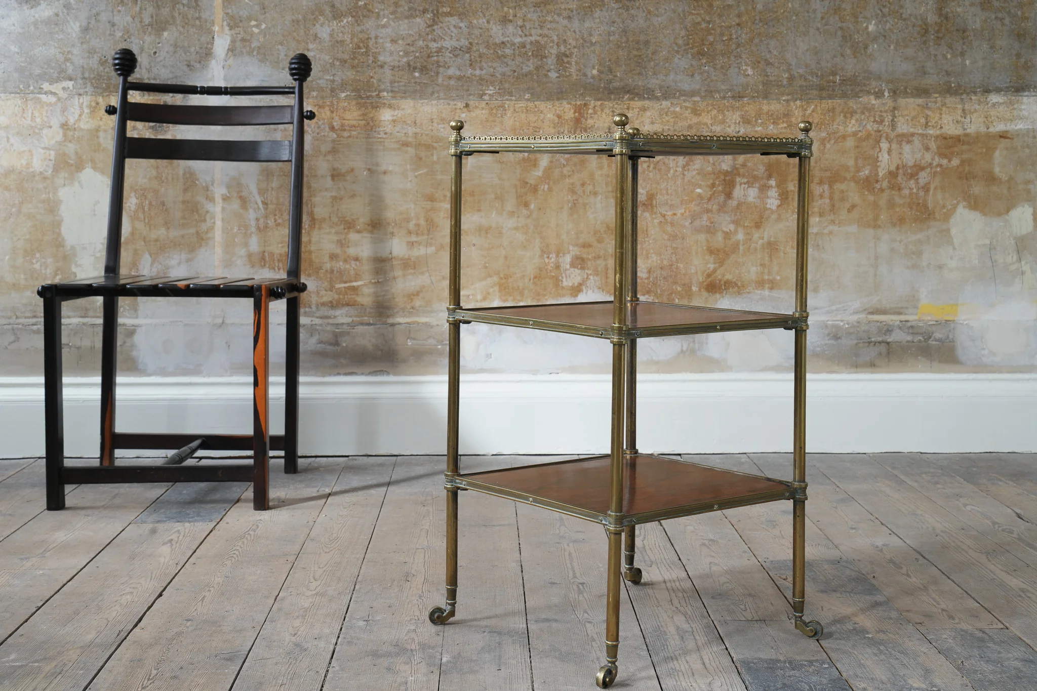 A 19th Century Walnut Etagere - Image 8