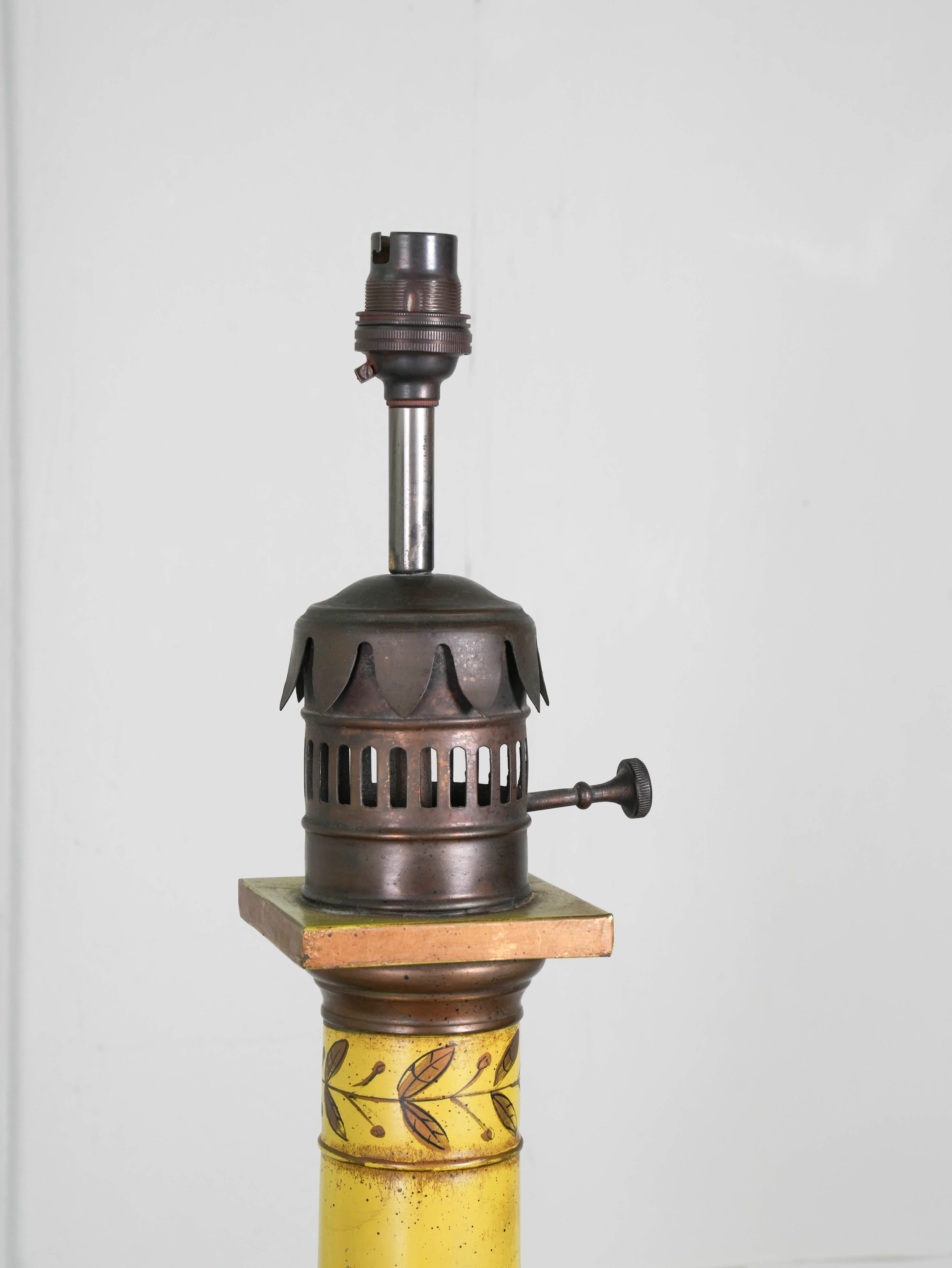 A Toleware Table Lamp - Image 7