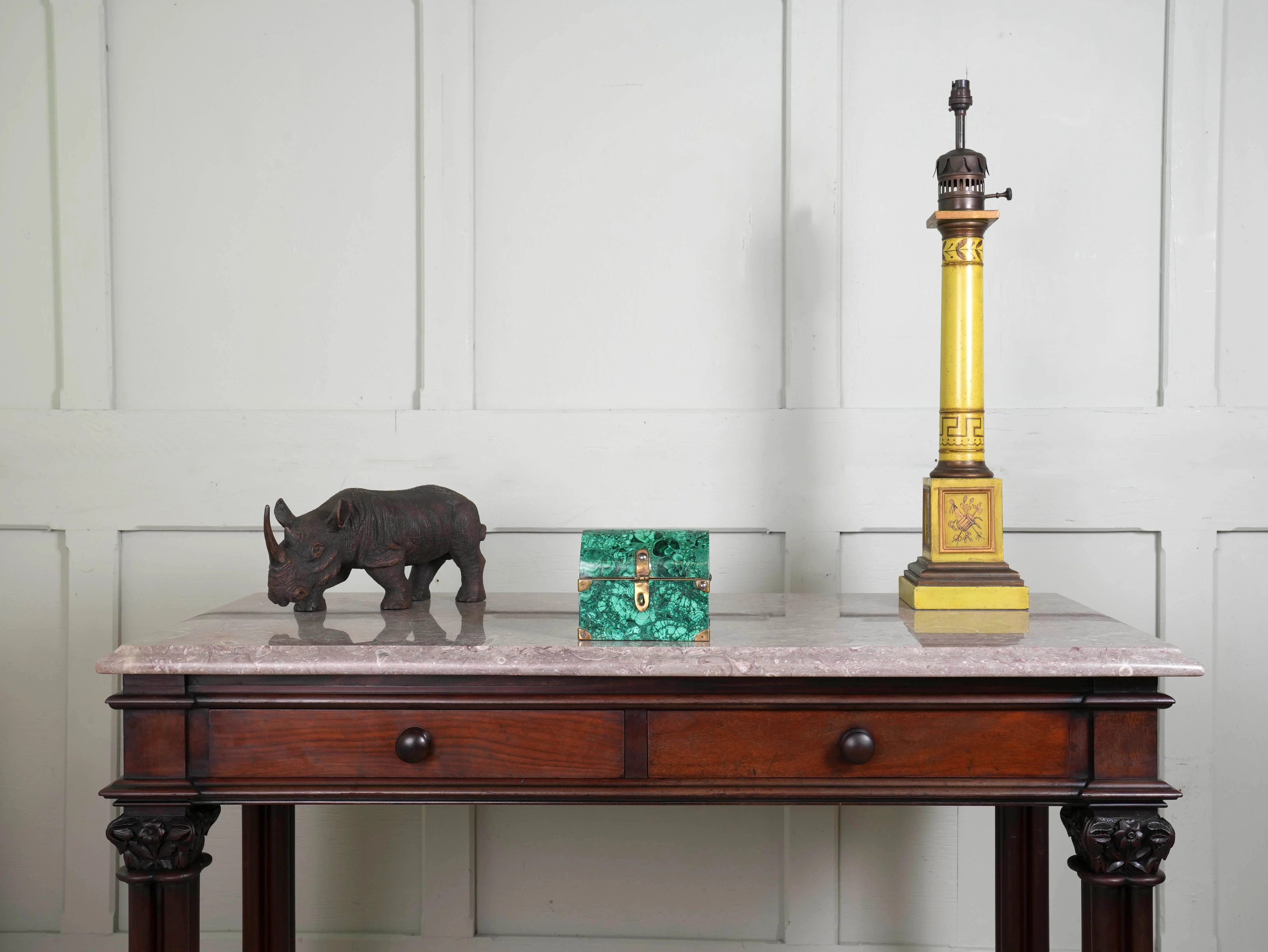 A Toleware Table Lamp - Image 8