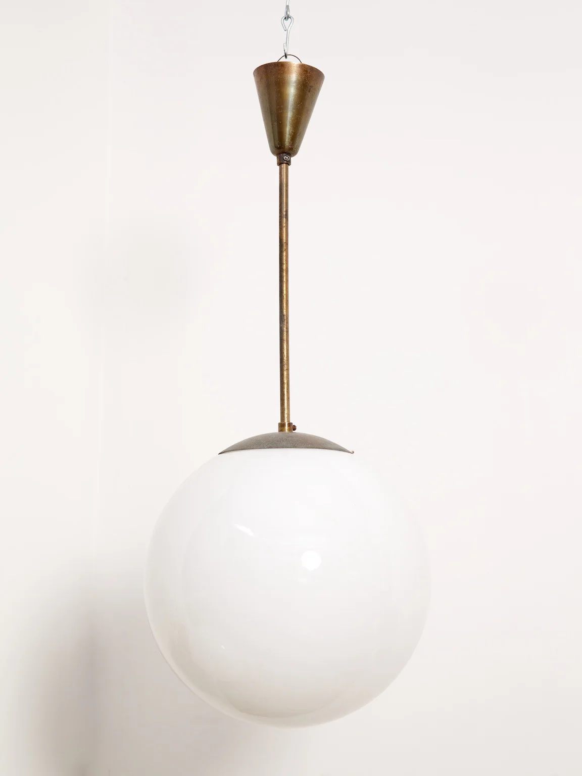 Two Large Opaline Pendants - Image 4