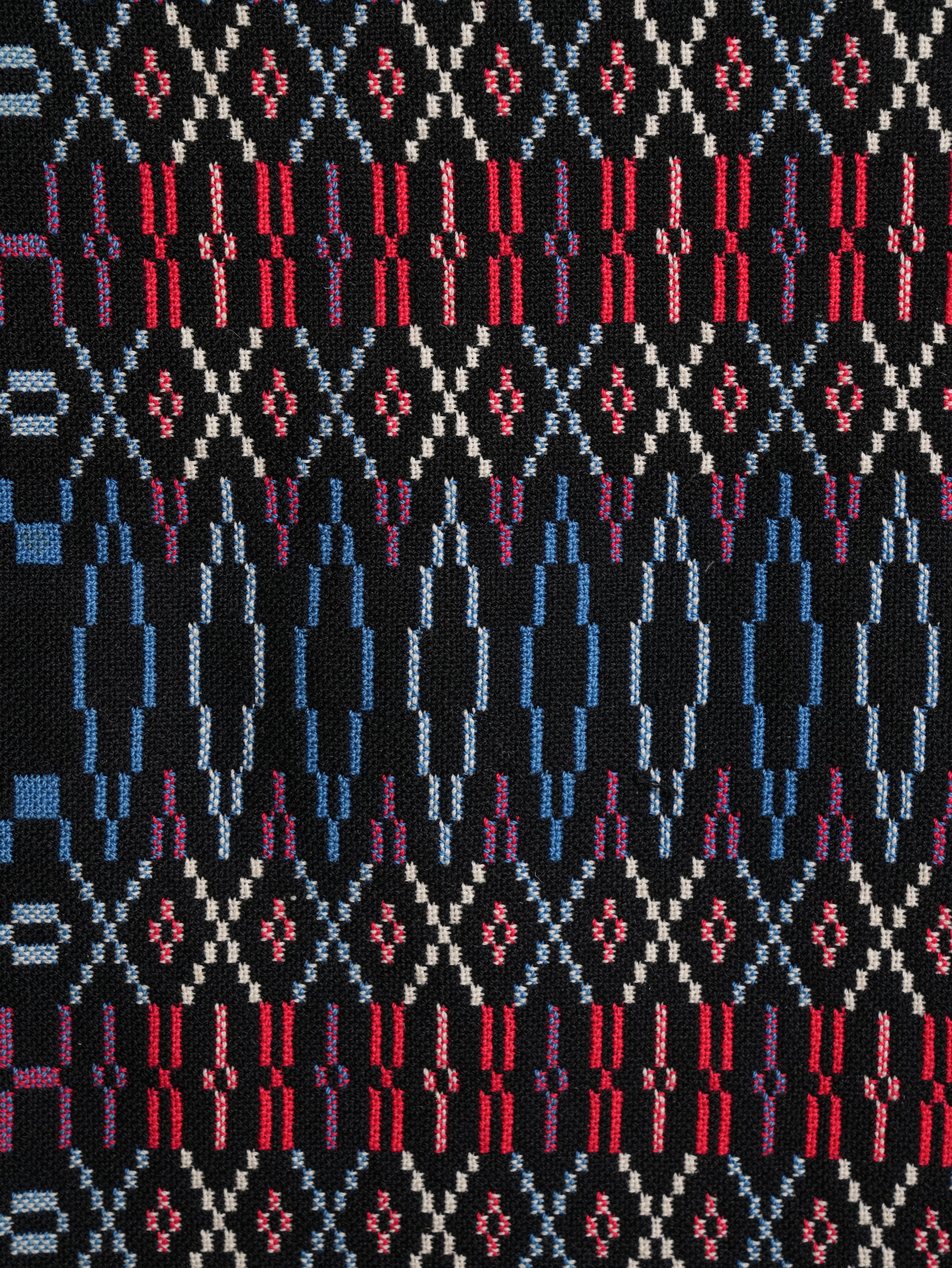 A Welsh “Liquorice Allsort” Tapestry Blanket - Image 4